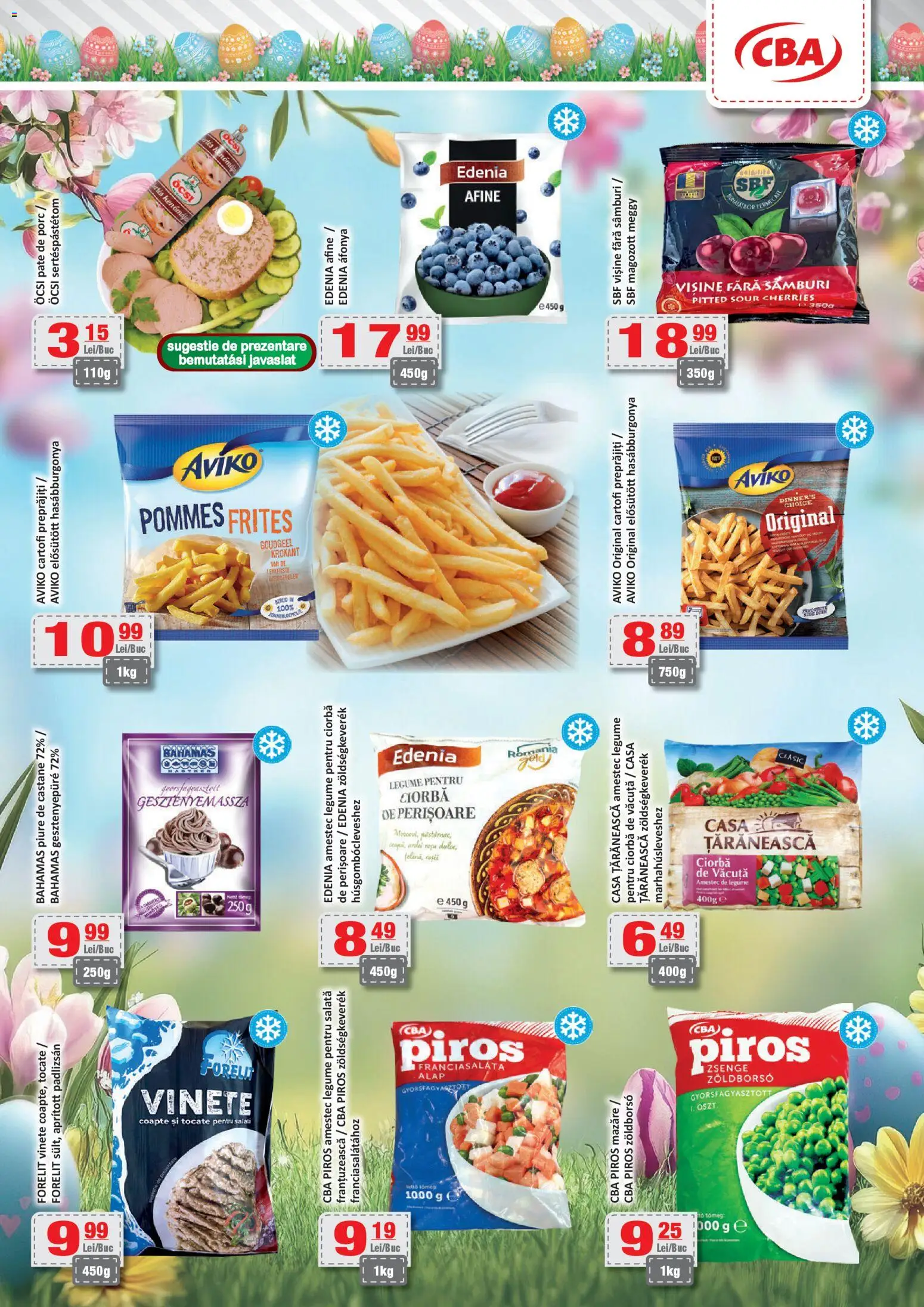 Catalog CBA 27 Martie - 18 Aprilie 2026 | Pagina 3 | Produse: Mazăre, Afine, Salată, Cartofi