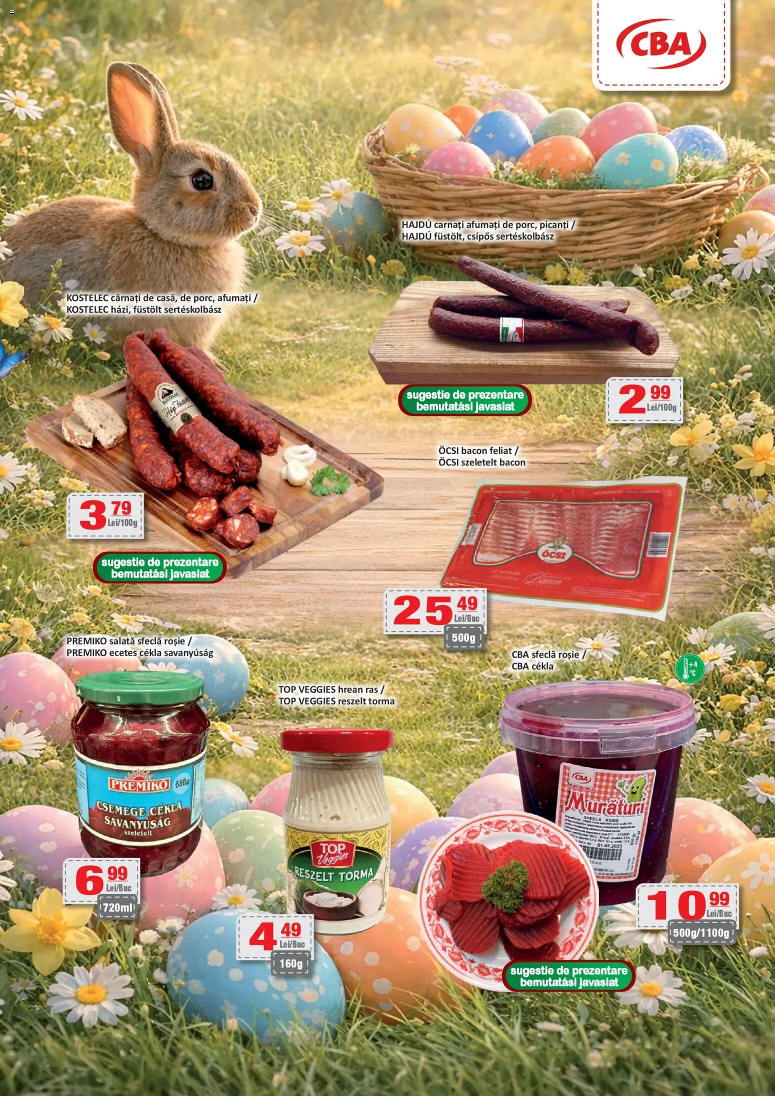 Catalog CBA 27 Martie - 18 Aprilie 2026 | Pagina 9 | Produse: Top, Salată, Cârnați, Sfeclă