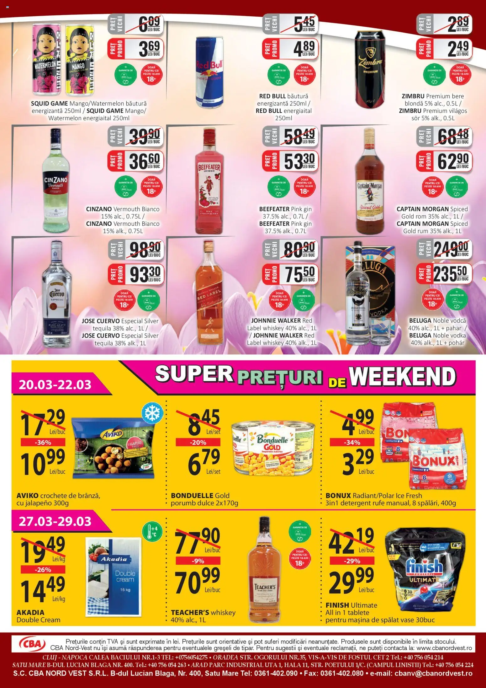 Catalog CBA 16 - 30 Martie 2026 | Pagina 8 | Produse: Bere, Rom, Pește, Detergent