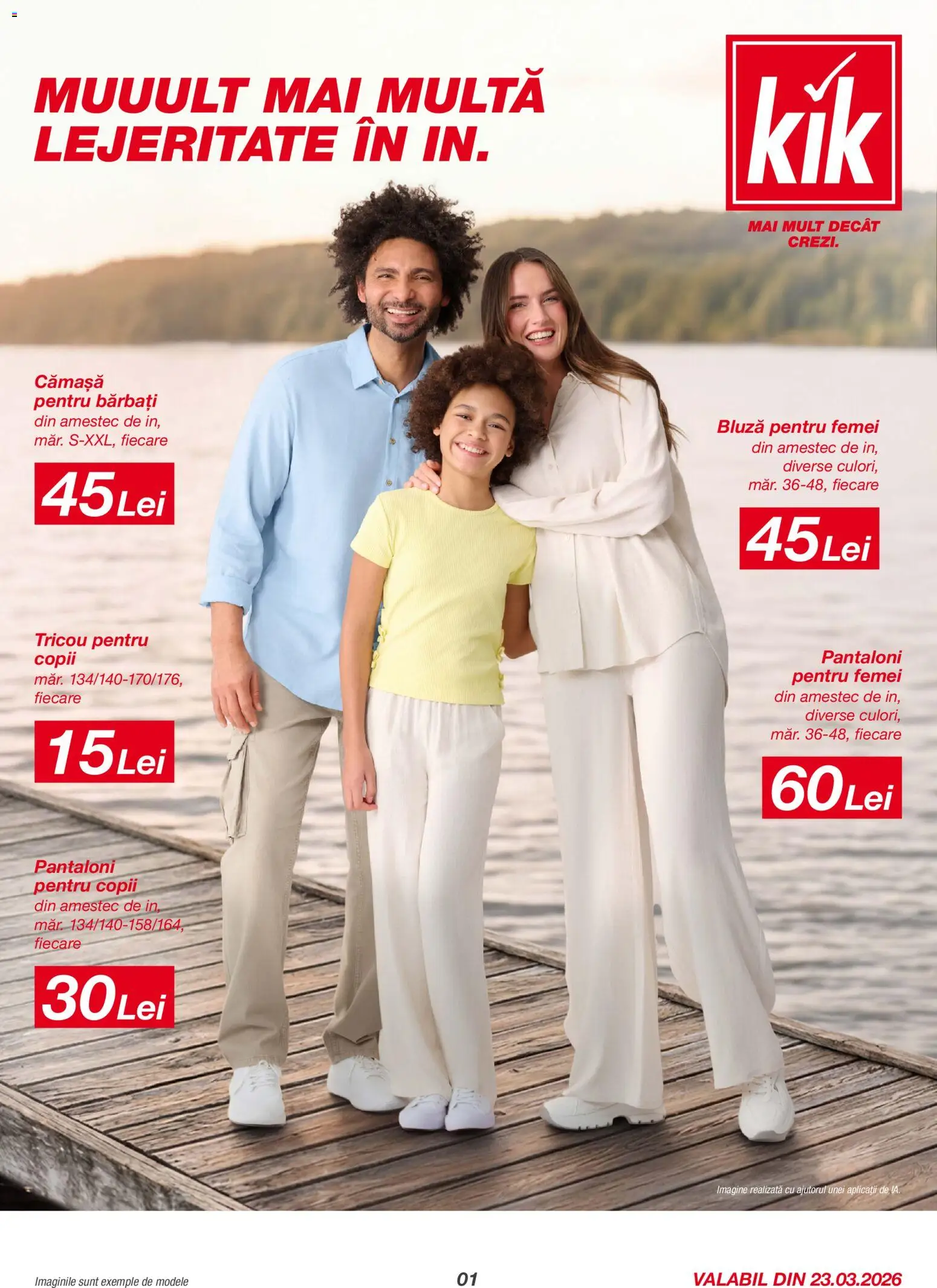 Catalog Kik 23 Martie - 11 Aprilie 2026 | Pagina 1 | Produse: Tricou, Bluză, Pantaloni