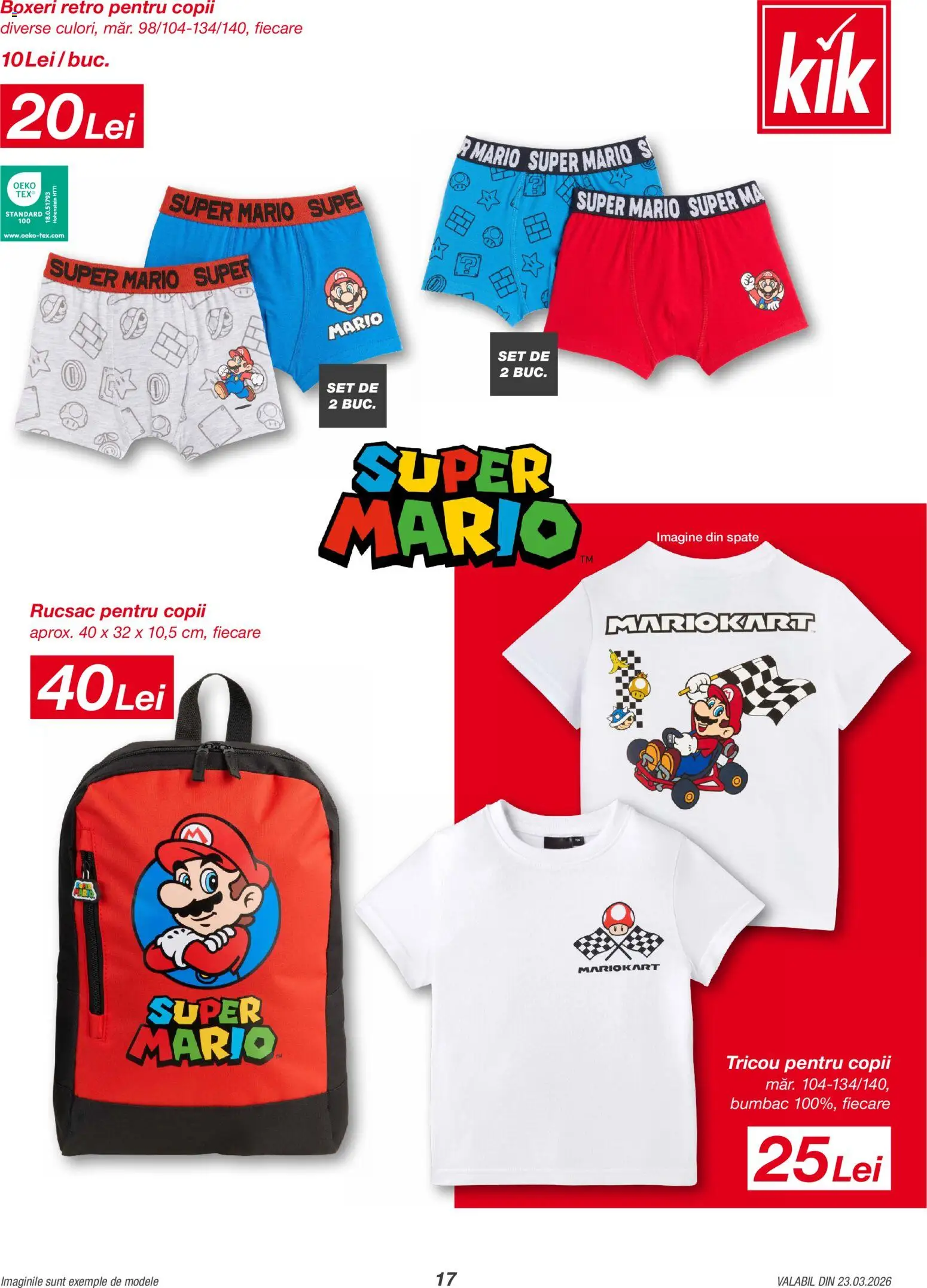 Catalog Kik 23 Martie - 11 Aprilie 2026 | Pagina 17 | Produse: Tricou, Boxeri, Rucsac