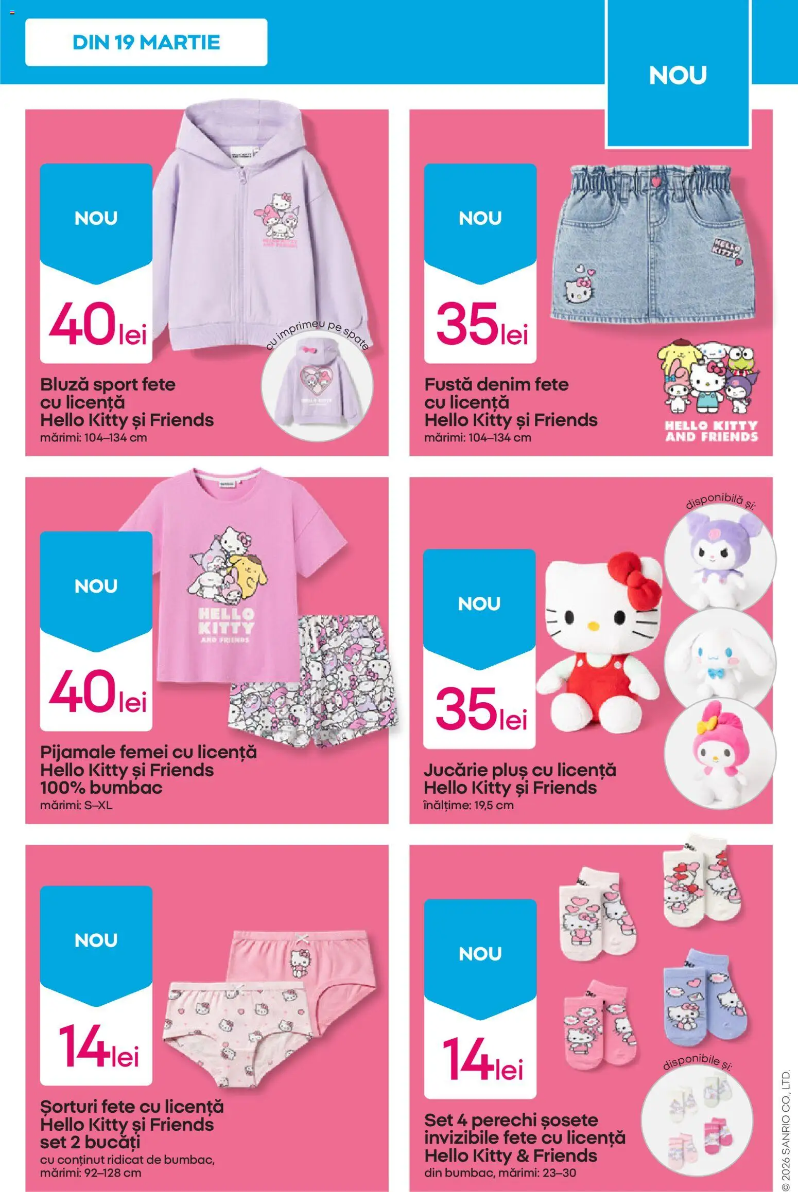 Catalog Pepco 19 - 24 Martie 2026 | Pagina 7 | Produse: Bluză, Șosete, Pijamale