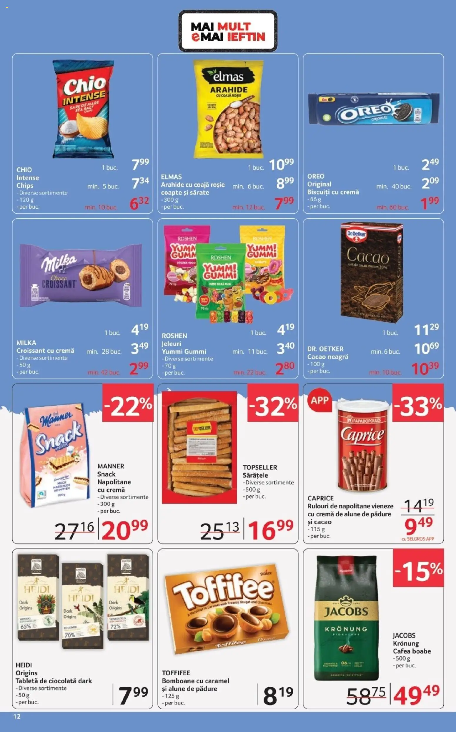 Catalog Selgros 20 Martie - 1 Aprilie 2026 | Pagina 12 | Produse: Tabletă, Arahide, Cremă, Jeleuri
