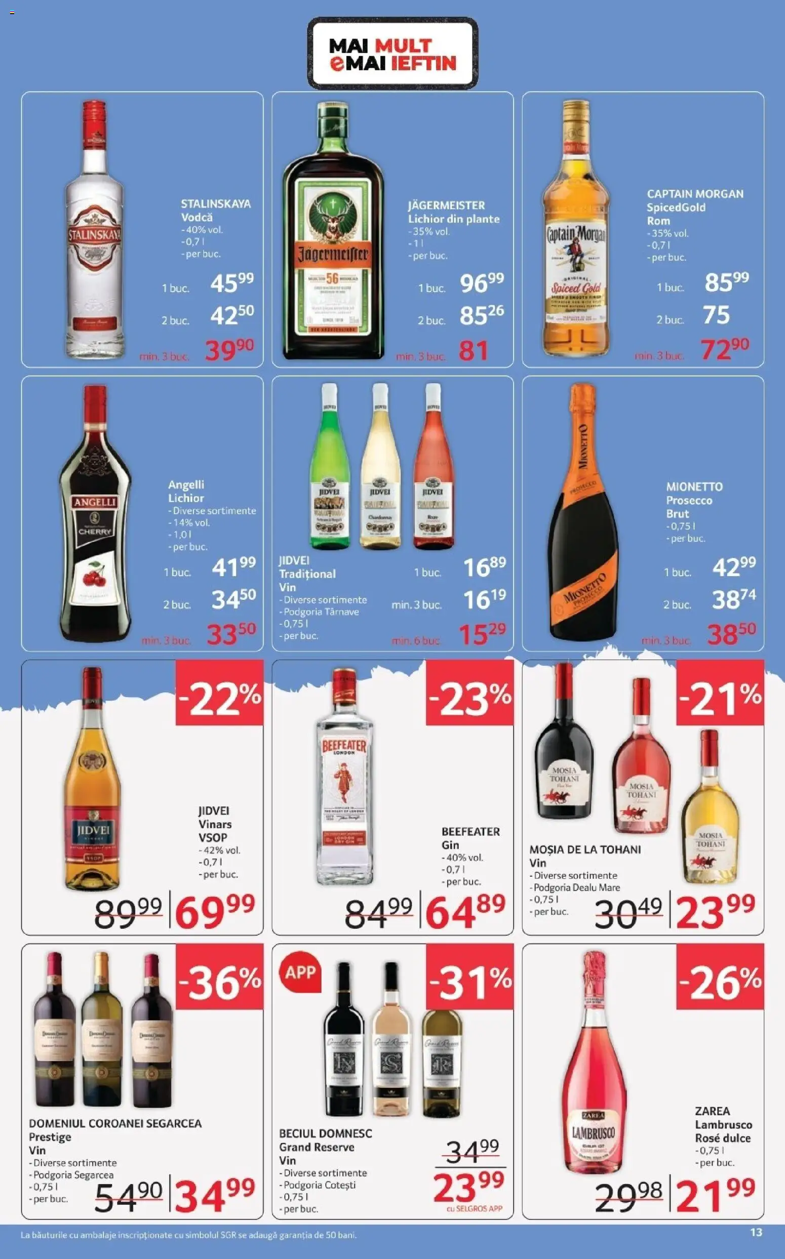 Catalog Selgros 20 Martie - 1 Aprilie 2026 | Pagina 13 | Produse: Su ısıtıcı, Lichior, Prosecco