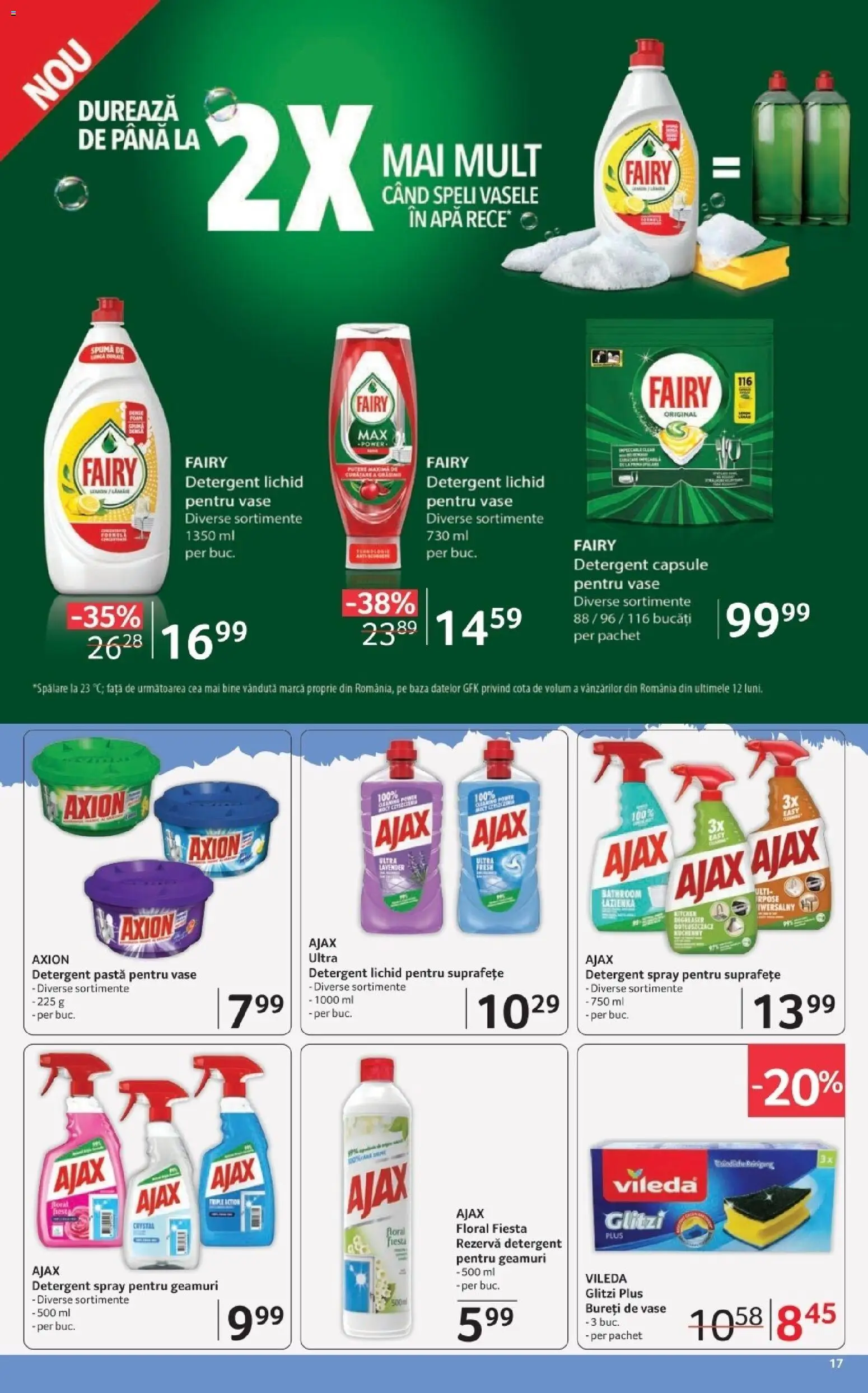 Catalog Selgros 20 Martie - 1 Aprilie 2026 | Pagina 17 | Produse: Detergent, Apă