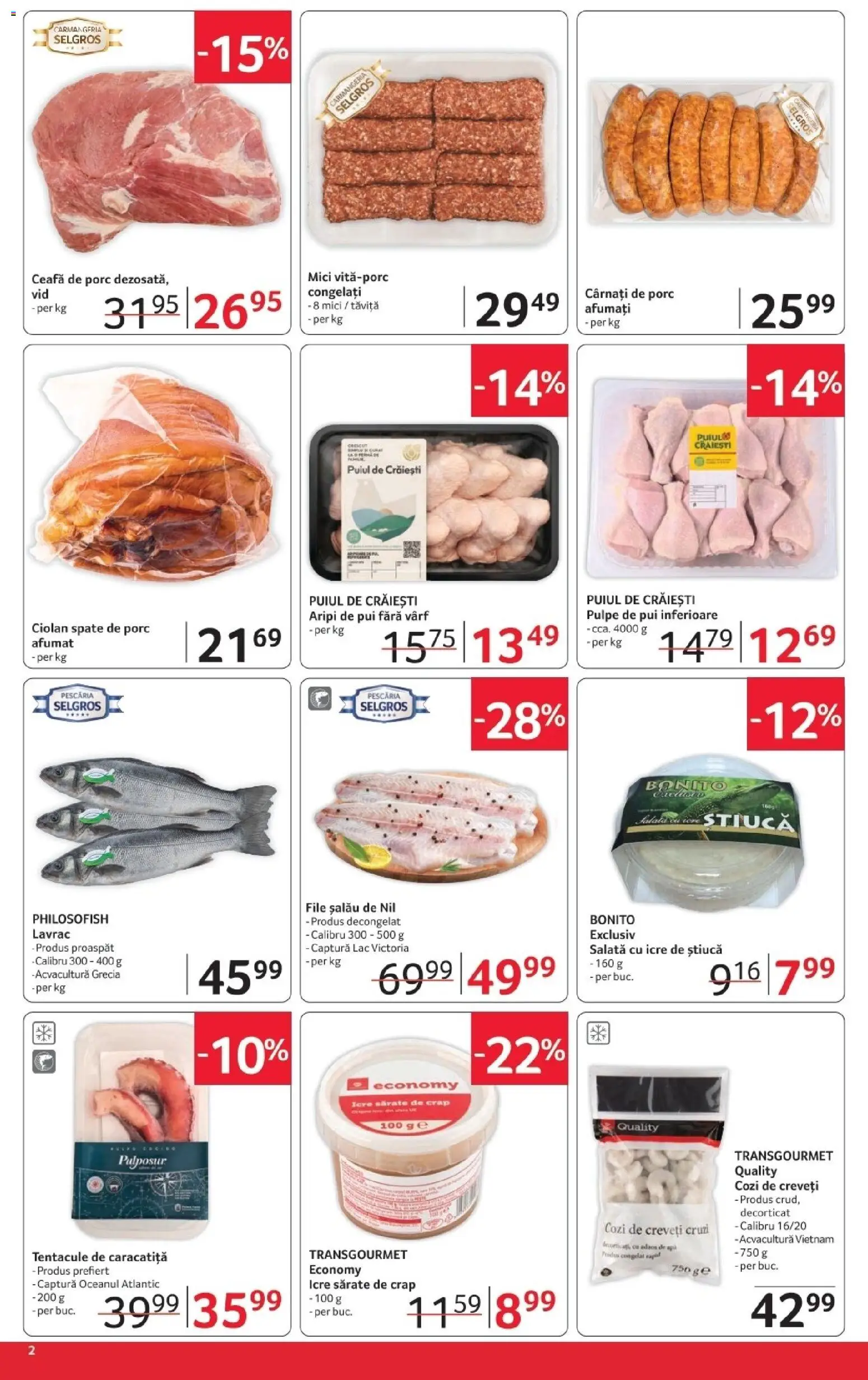 Catalog Selgros 20 Martie - 1 Aprilie 2026 | Pagina 2 | Produse: Keçeli kalem, Mici, Salată cu icre, Cârnați