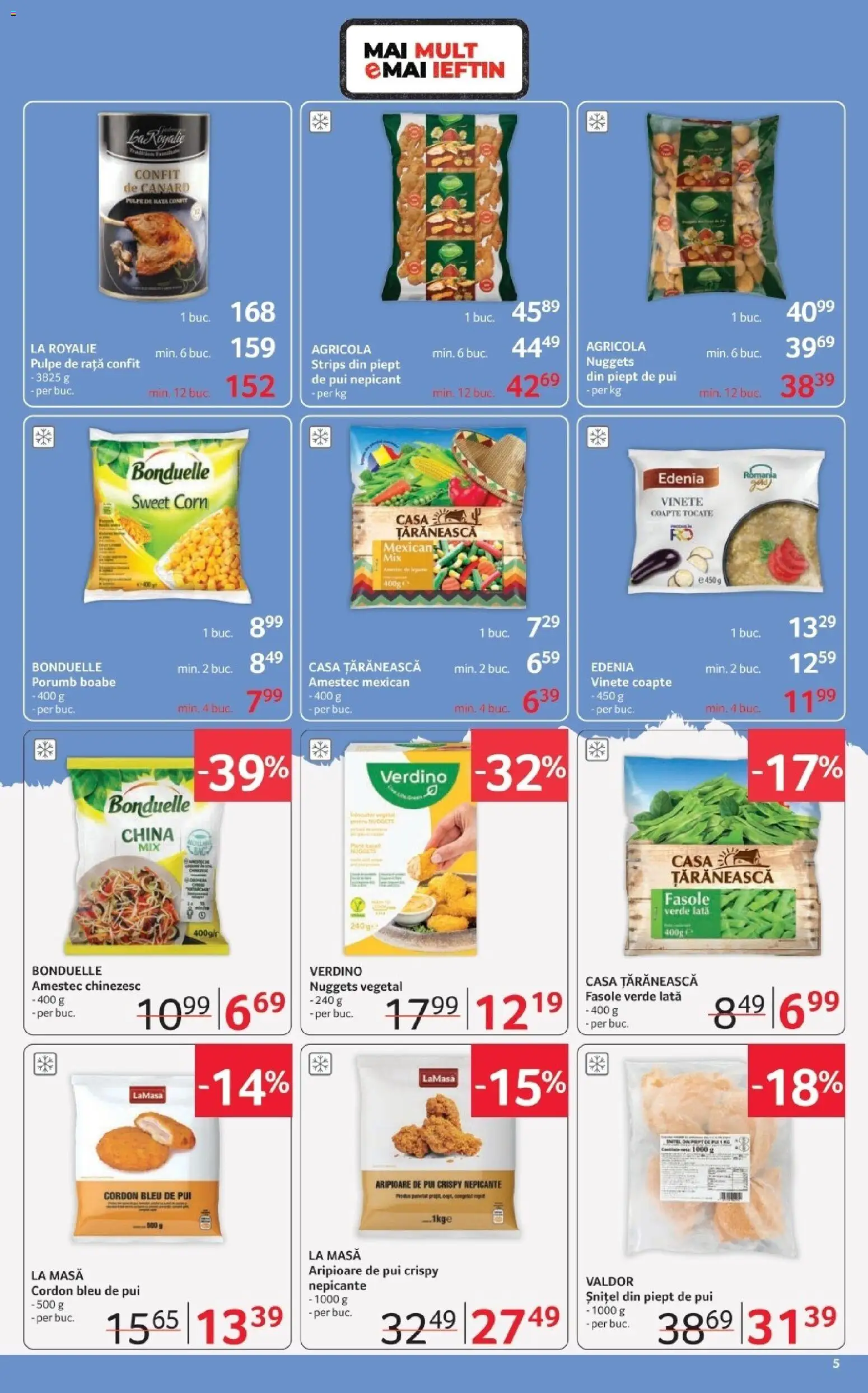 Catalog Selgros 20 Martie - 1 Aprilie 2026 | Pagina 5 | Produse: Masă, Hacıyatmaz Kedi Oyuncağı, Cordon bleu, Rață