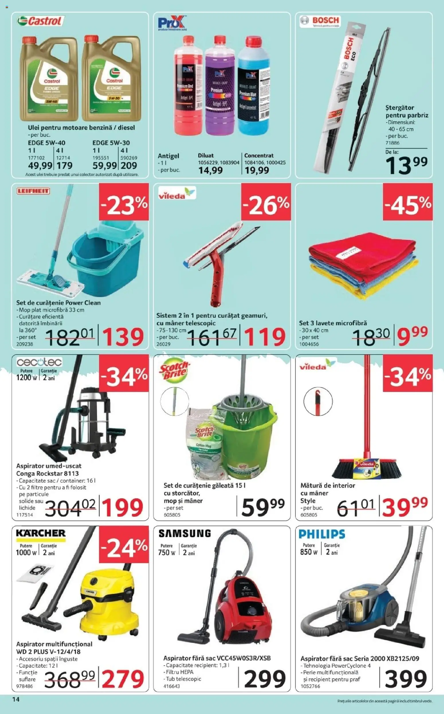 Catalog Selgros 20 Martie - 1 Aprilie 2026 | Pagina 14 | Produse: Enginar, Mop, Mătură, Perie