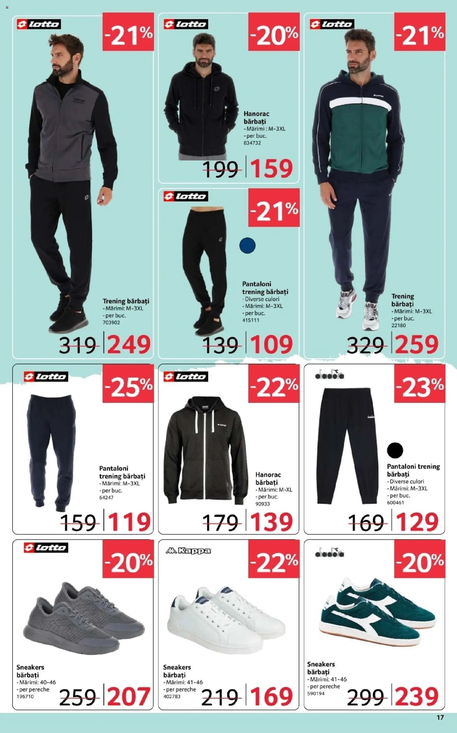 Catalog Selgros 20 Martie - 1 Aprilie 2026 | Pagina 17 | Produse: Trening, Deri ve Tüy Bakımı, Pantaloni, Keşe