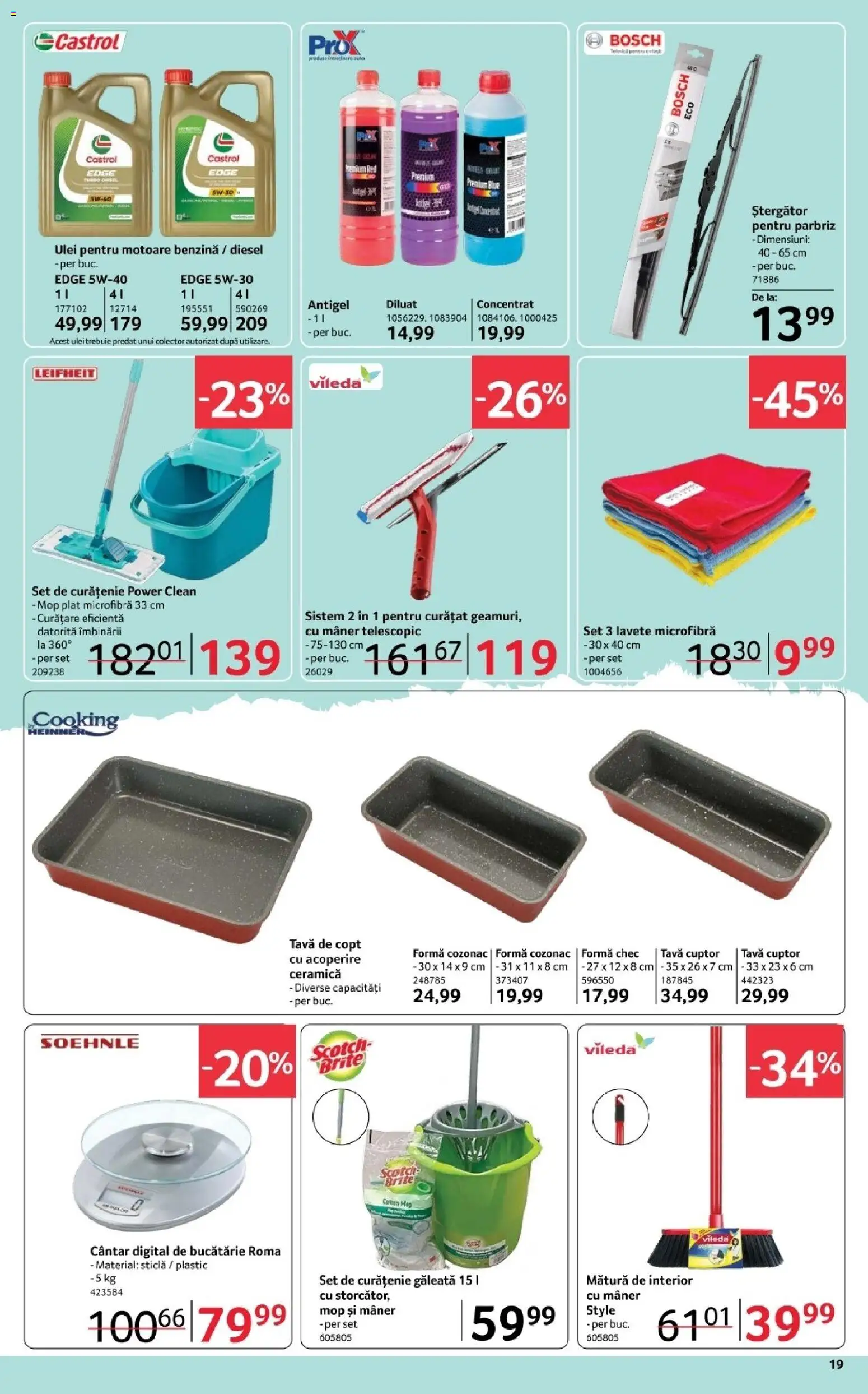 Catalog Selgros 20 Martie - 1 Aprilie 2026 | Pagina 19 | Produse: Delgeç, Mop, Bucătărie, Ulei