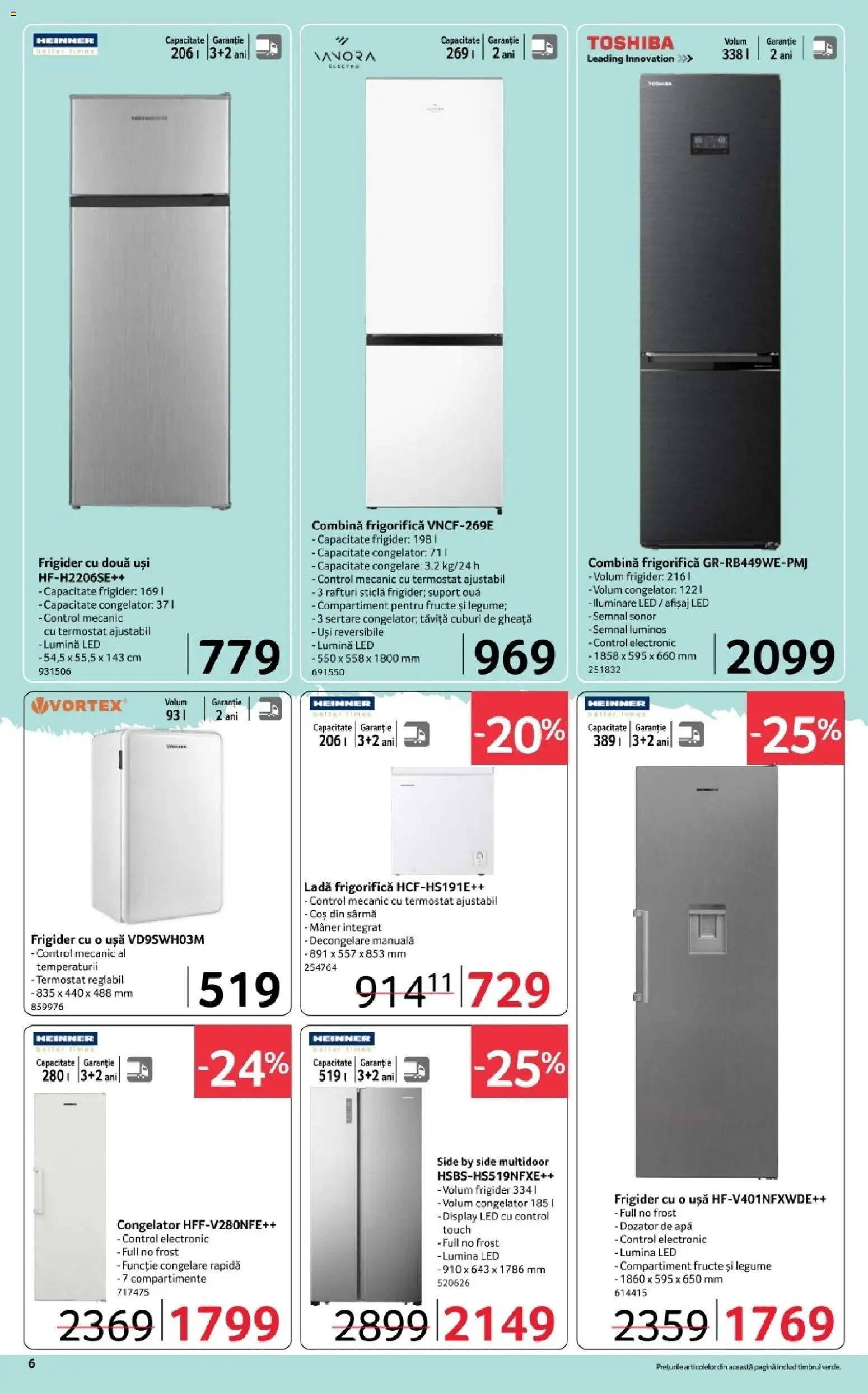 Catalog Selgros 20 Martie - 1 Aprilie 2026 | Pagina 6 | Produse: Tavuk suyu, Ușă, Apă, Fructe