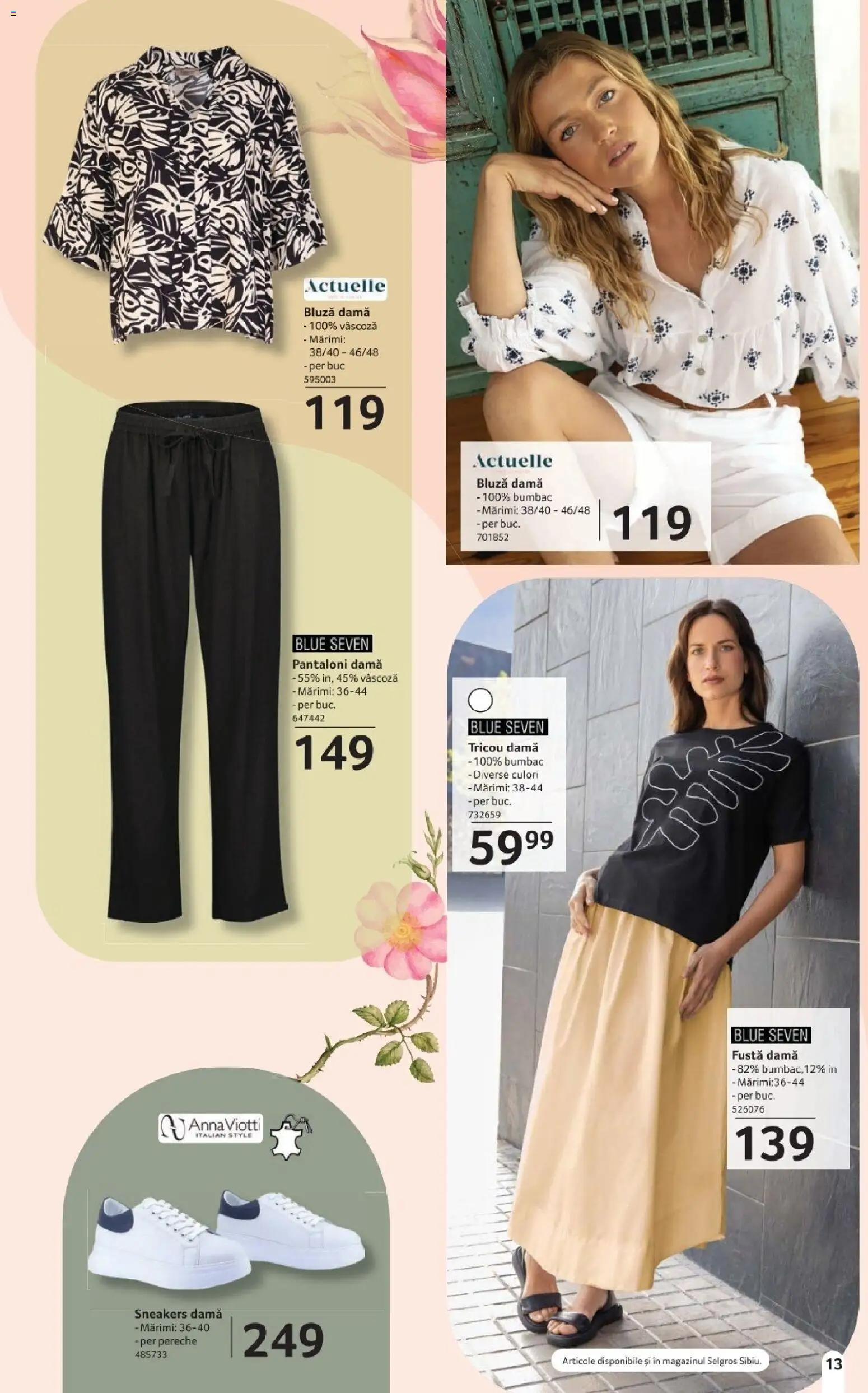 Catalog Selgros 20 Martie - 15 Aprilie 2026 | Pagina 13 | Produse: Delgeç, Tricou, Bluză, Pantaloni