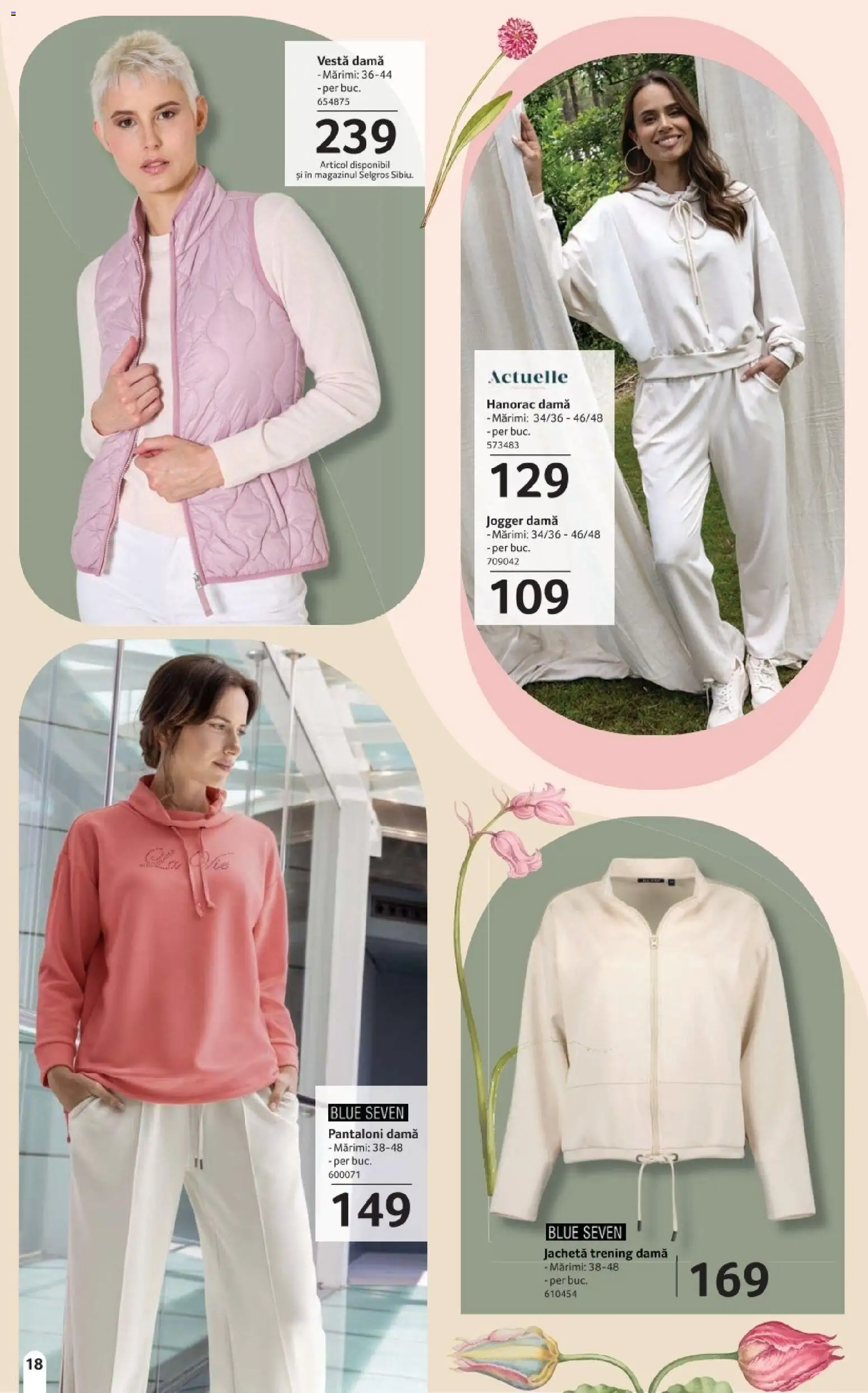 Catalog Selgros 20 Martie - 15 Aprilie 2026 | Pagina 18 | Produse: Trening, Vestă, Pantaloni, Keşe