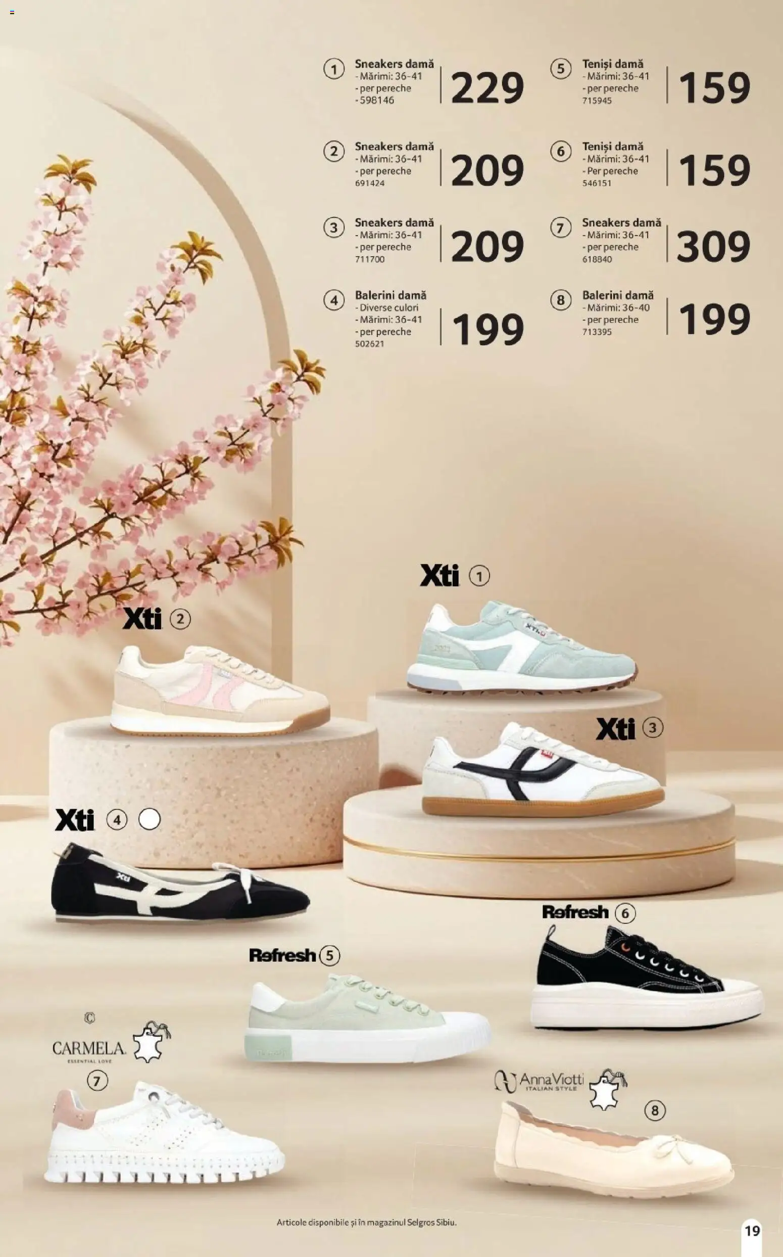 Catalog Selgros 20 Martie - 15 Aprilie 2026 | Pagina 19 | Produse: Delgeç, Teniși, Balerini