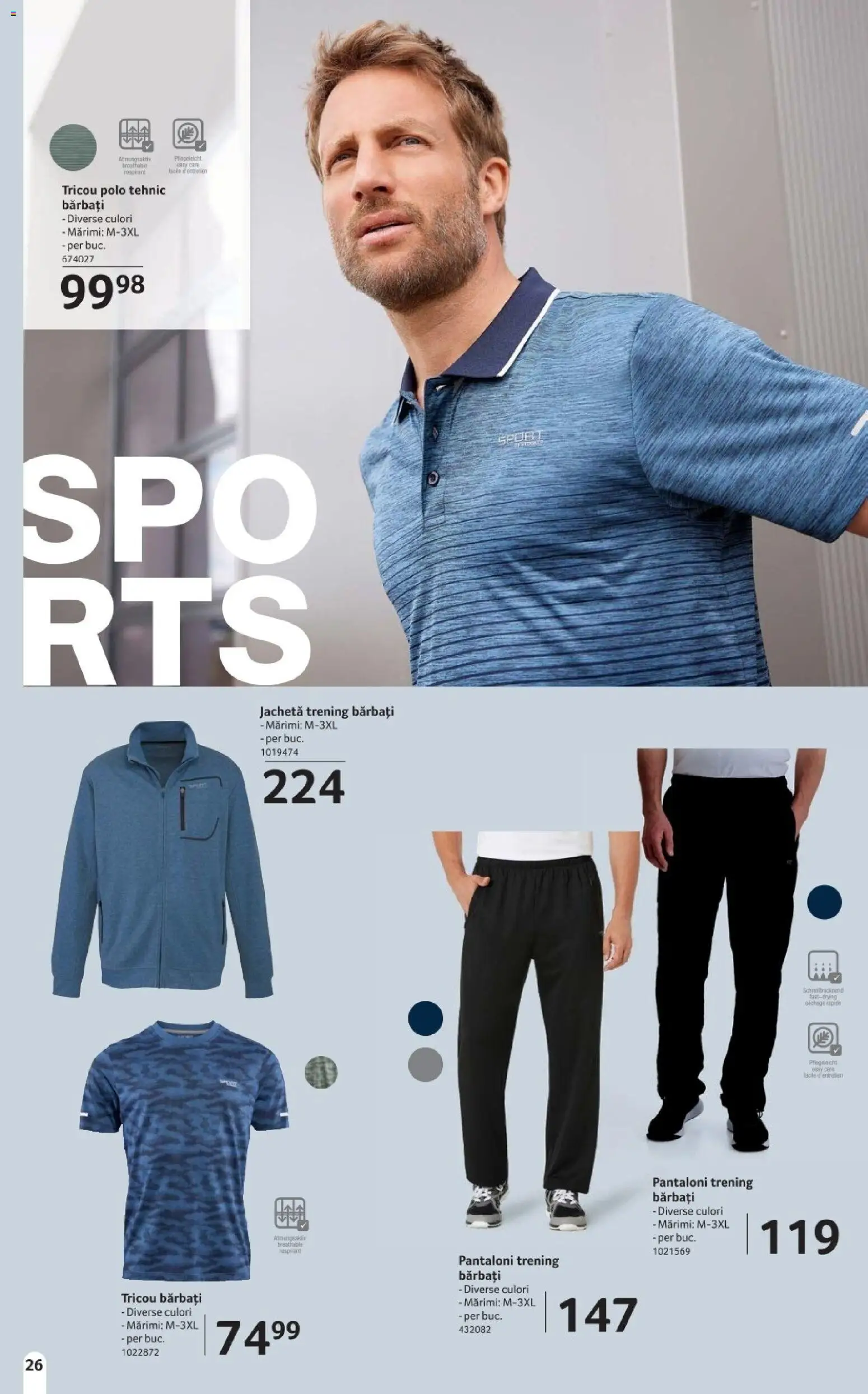 Catalog Selgros 20 Martie - 15 Aprilie 2026 | Pagina 26 | Produse: Jachetă, Trening, Deri ve Tüy Bakımı, Tricou