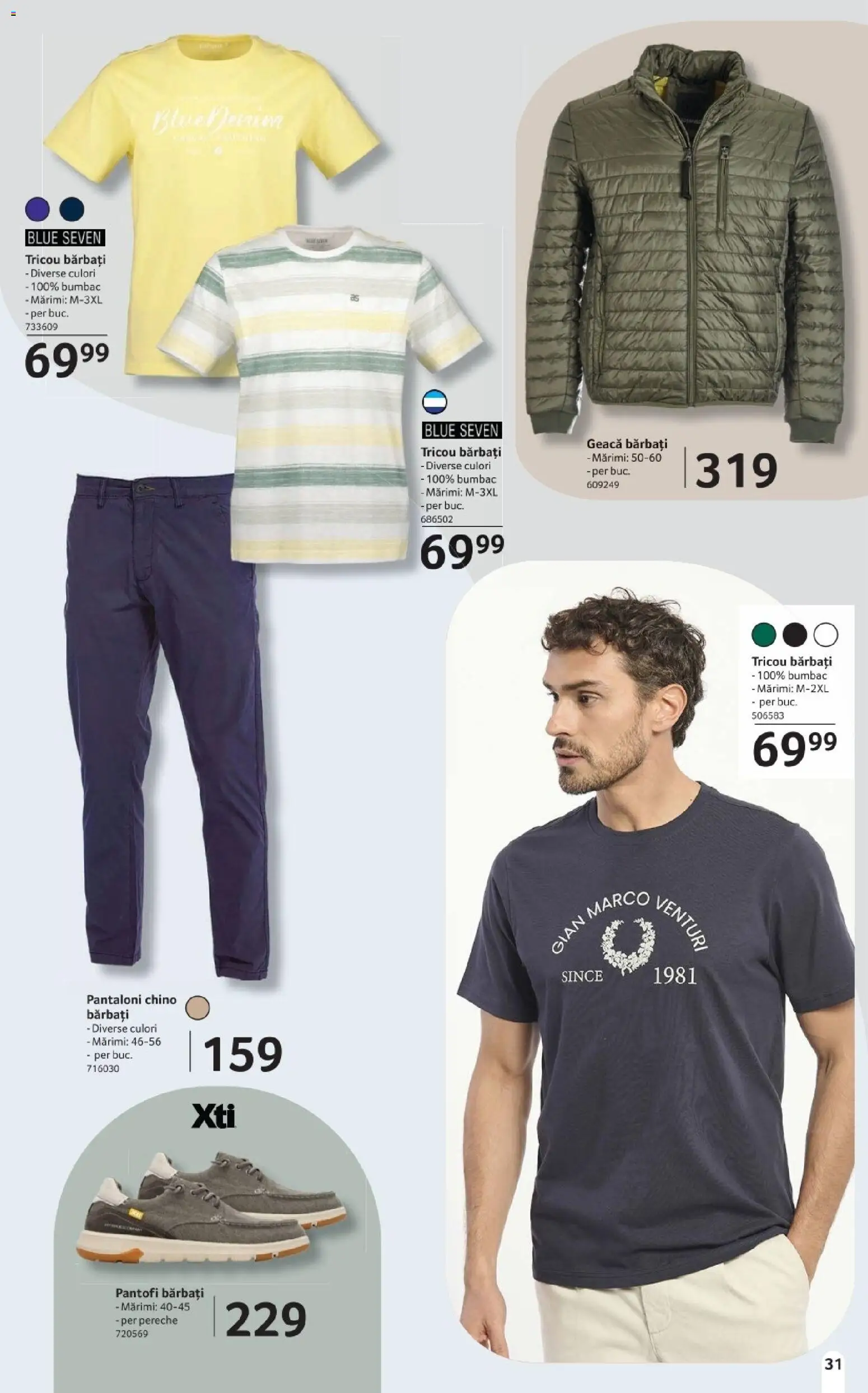 Catalog Selgros 20 Martie - 15 Aprilie 2026 | Pagina 31 | Produse: Pantofi, Tricou, Geacă, Pantaloni