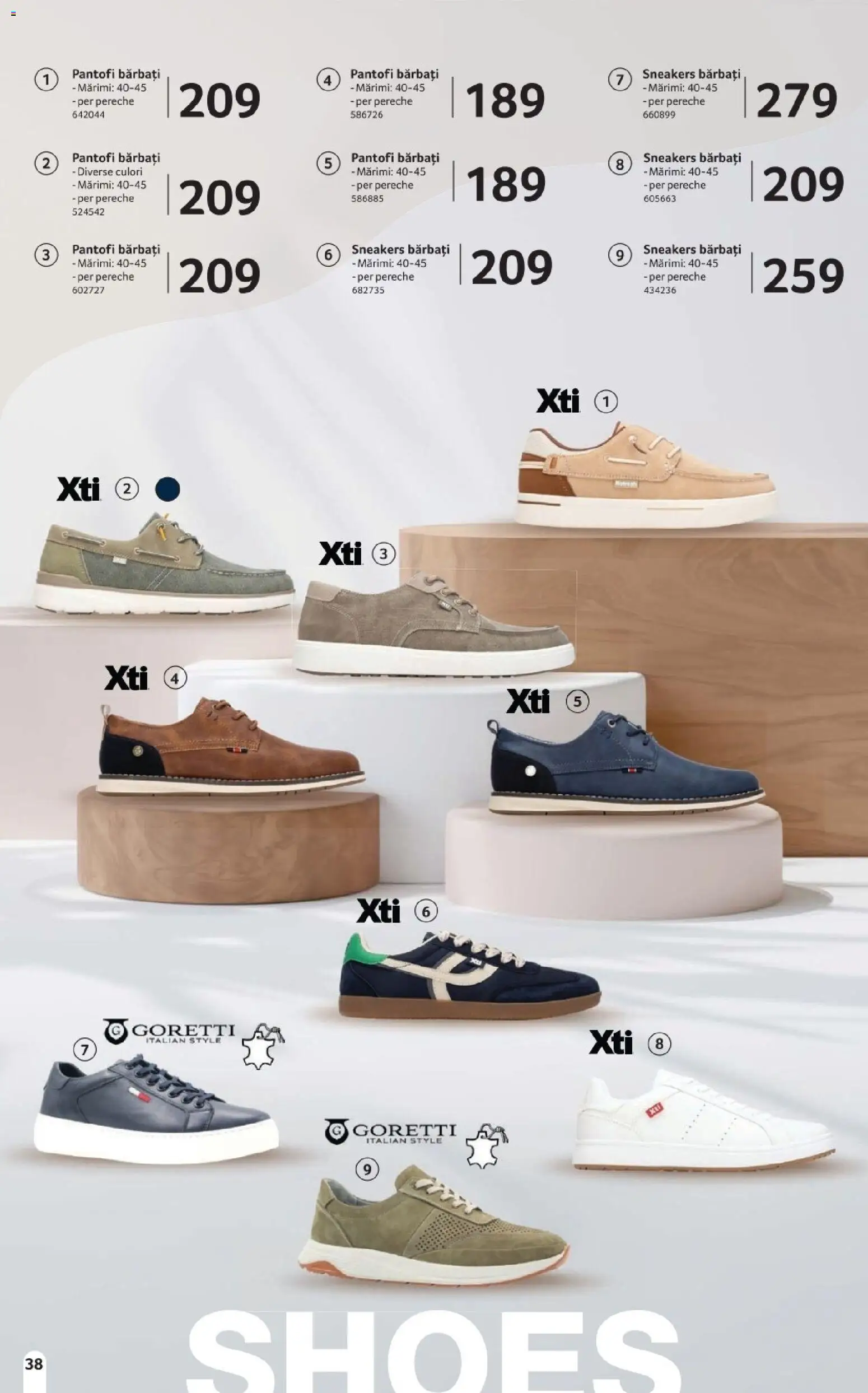 Catalog Selgros 20 Martie - 15 Aprilie 2026 | Pagina 38 | Produse: Delgeç, Pantofi