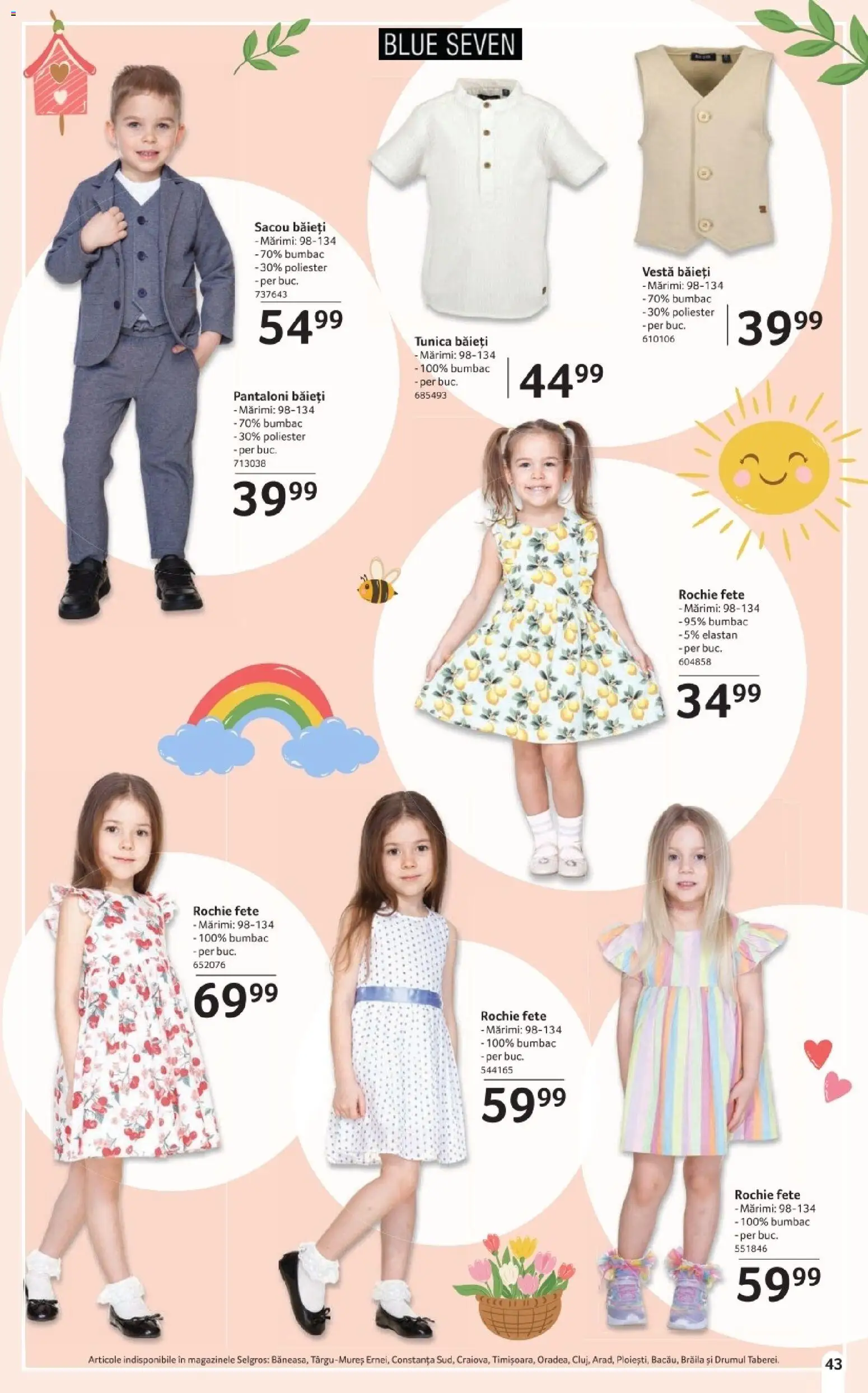 Catalog Selgros 20 Martie - 15 Aprilie 2026 | Pagina 43 | Produse: Rochie, Vestă, Pantaloni