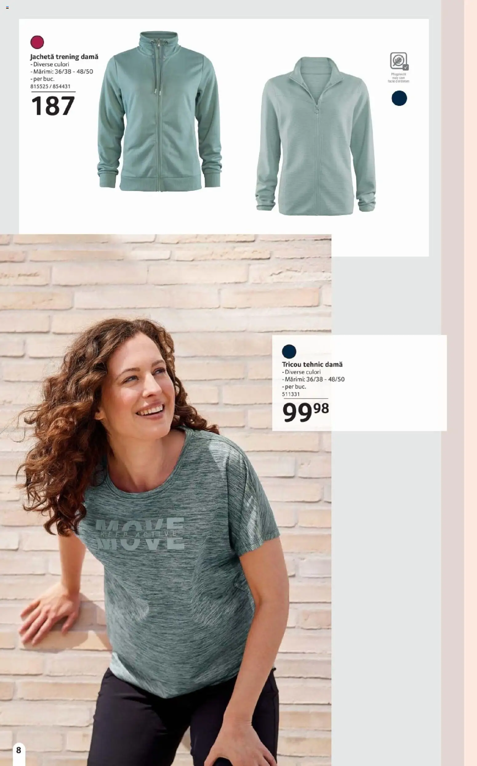 Catalog Selgros 20 Martie - 15 Aprilie 2026 | Pagina 8 | Produse: Jachetă, Trening, Tricou