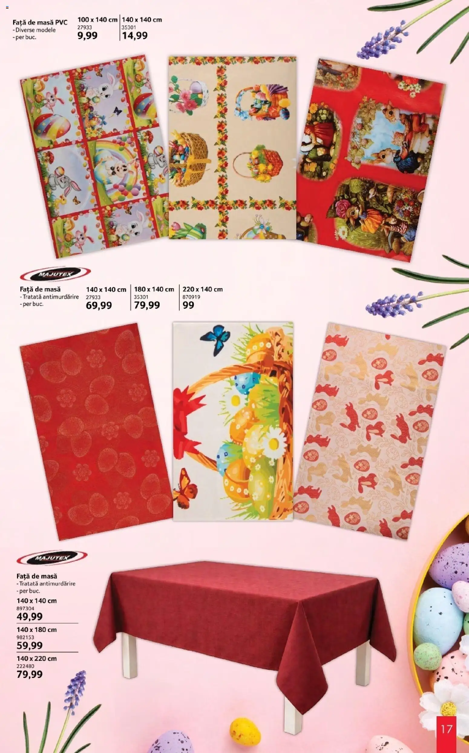 Catalog Selgros 20 Martie - 10 Aprilie 2026 | Pagina 17 | Produse: Față de masă, Masă