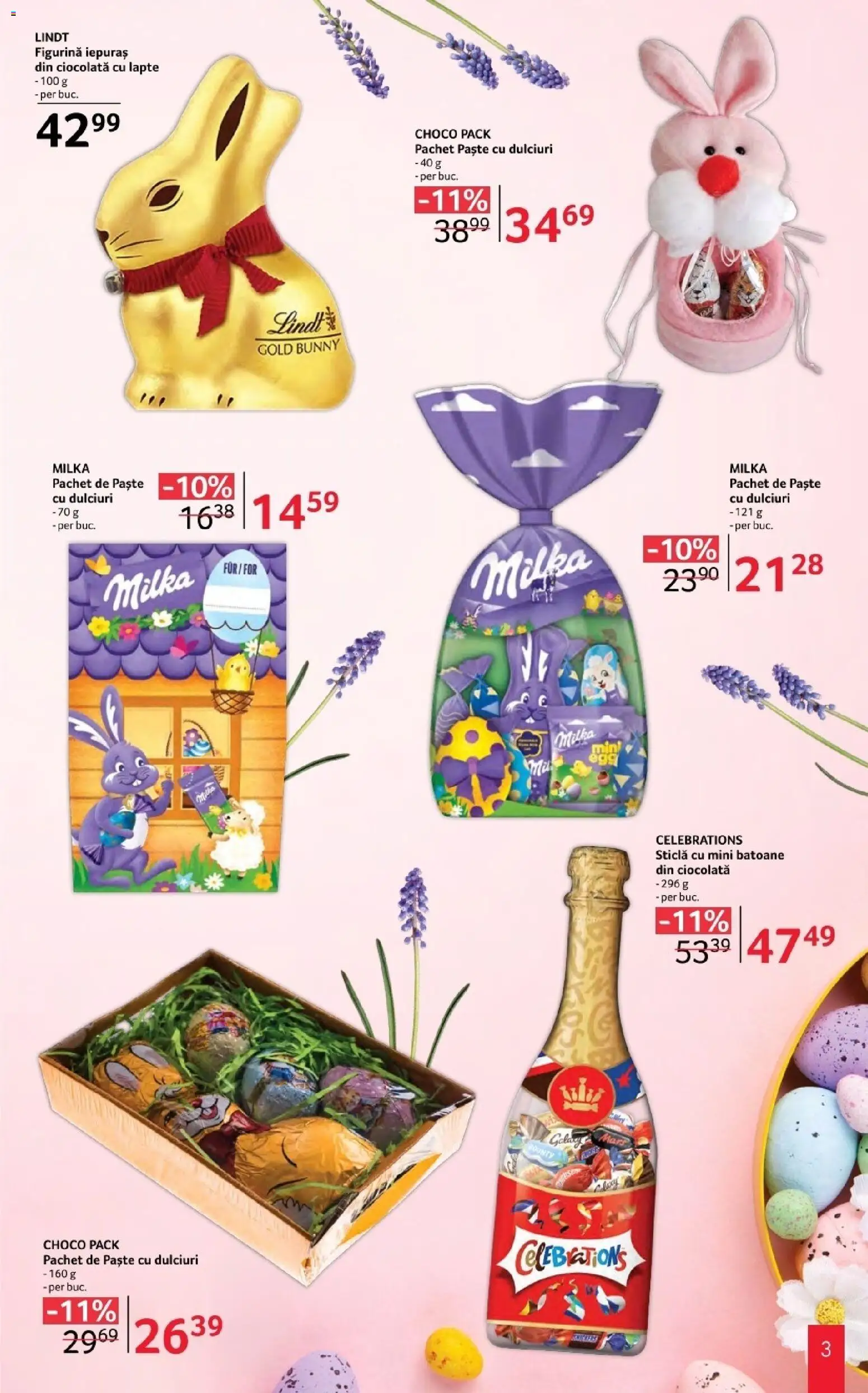 Catalog Selgros 20 Martie - 10 Aprilie 2026 | Pagina 3 | Produse: Lapte, Ciocolată, Paste
