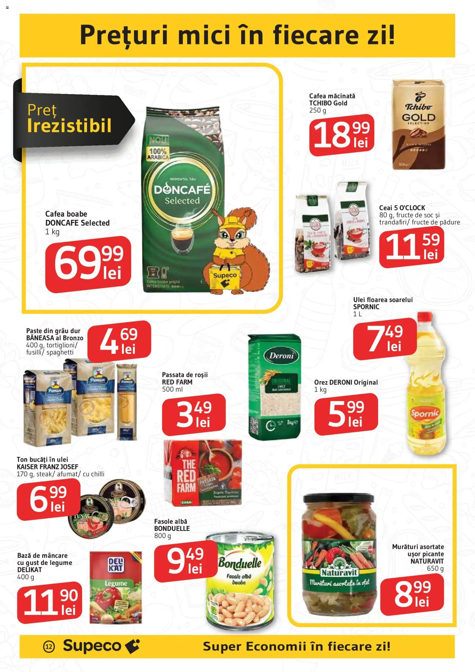 Catalog Supeco 19 - 31 Martie 2026 | Pagina 12 | Produse: Mici, Cafea, Paste, Bant