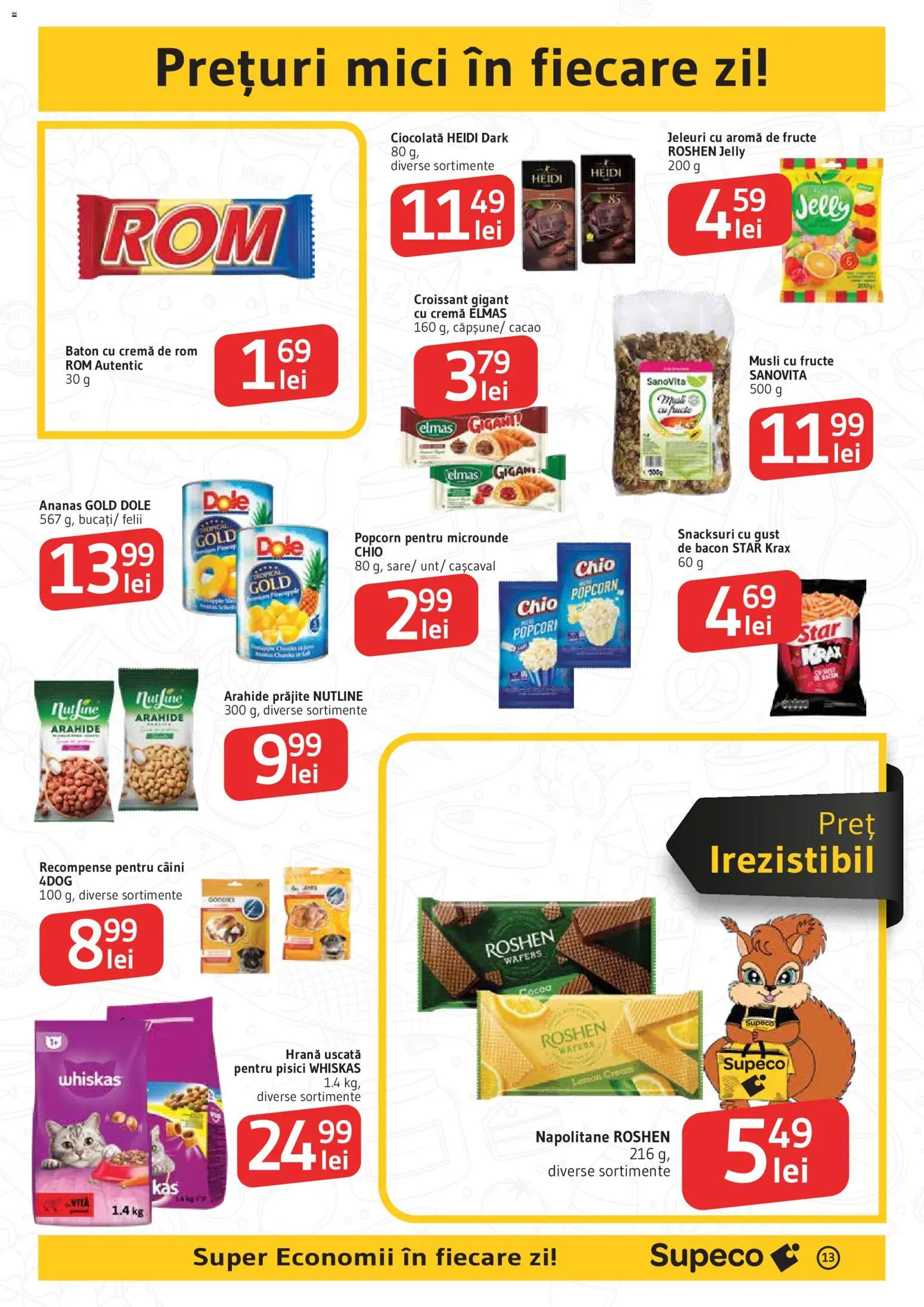 Catalog Supeco 19 - 31 Martie 2026 | Pagina 13 | Produse: Cașcaval, Bacon, Cremă, Jeleuri