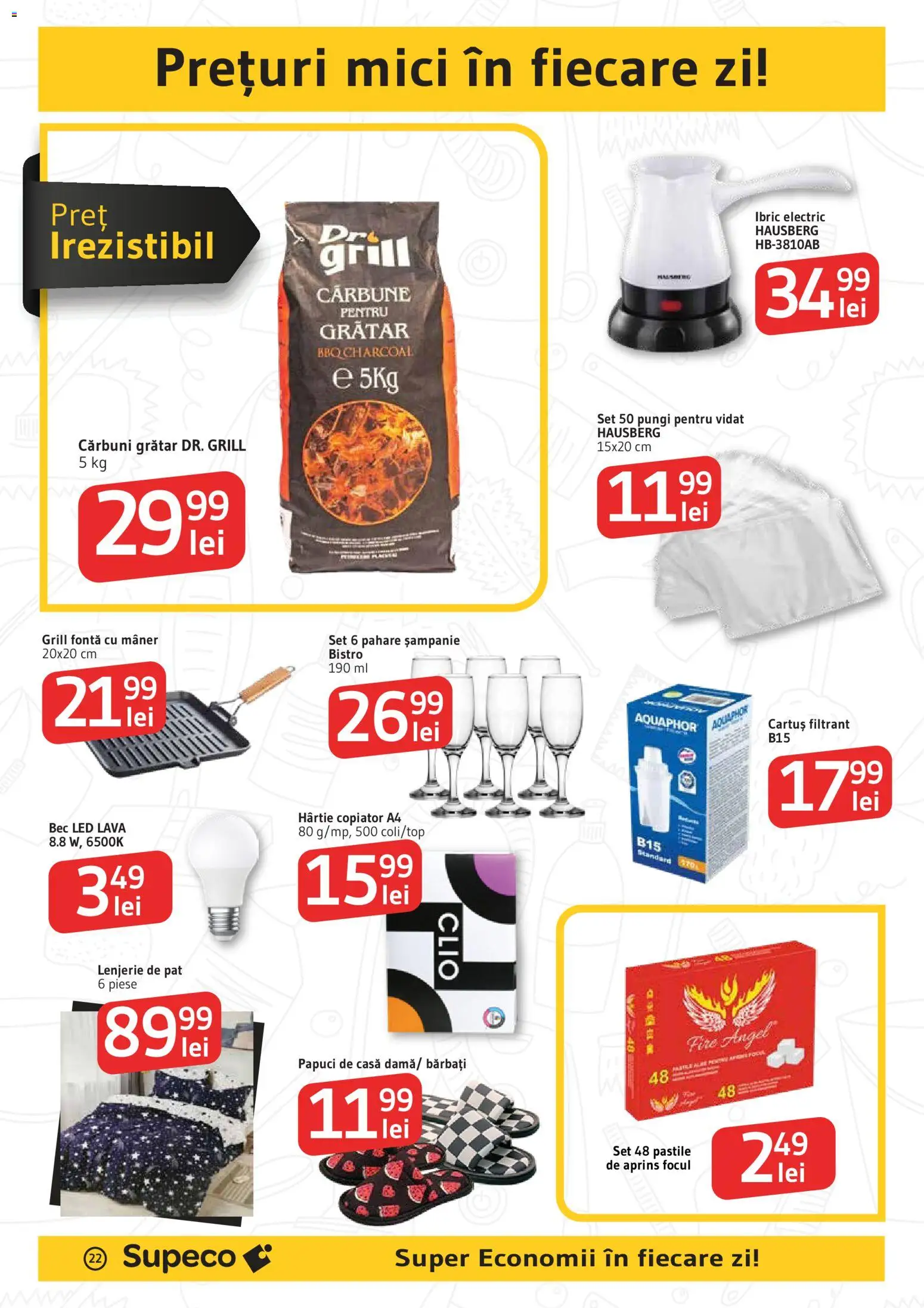Catalog Supeco 19 - 31 Martie 2026 | Pagina 22 | Produse: Bec, Pat, Lenjerie de pat, Mici