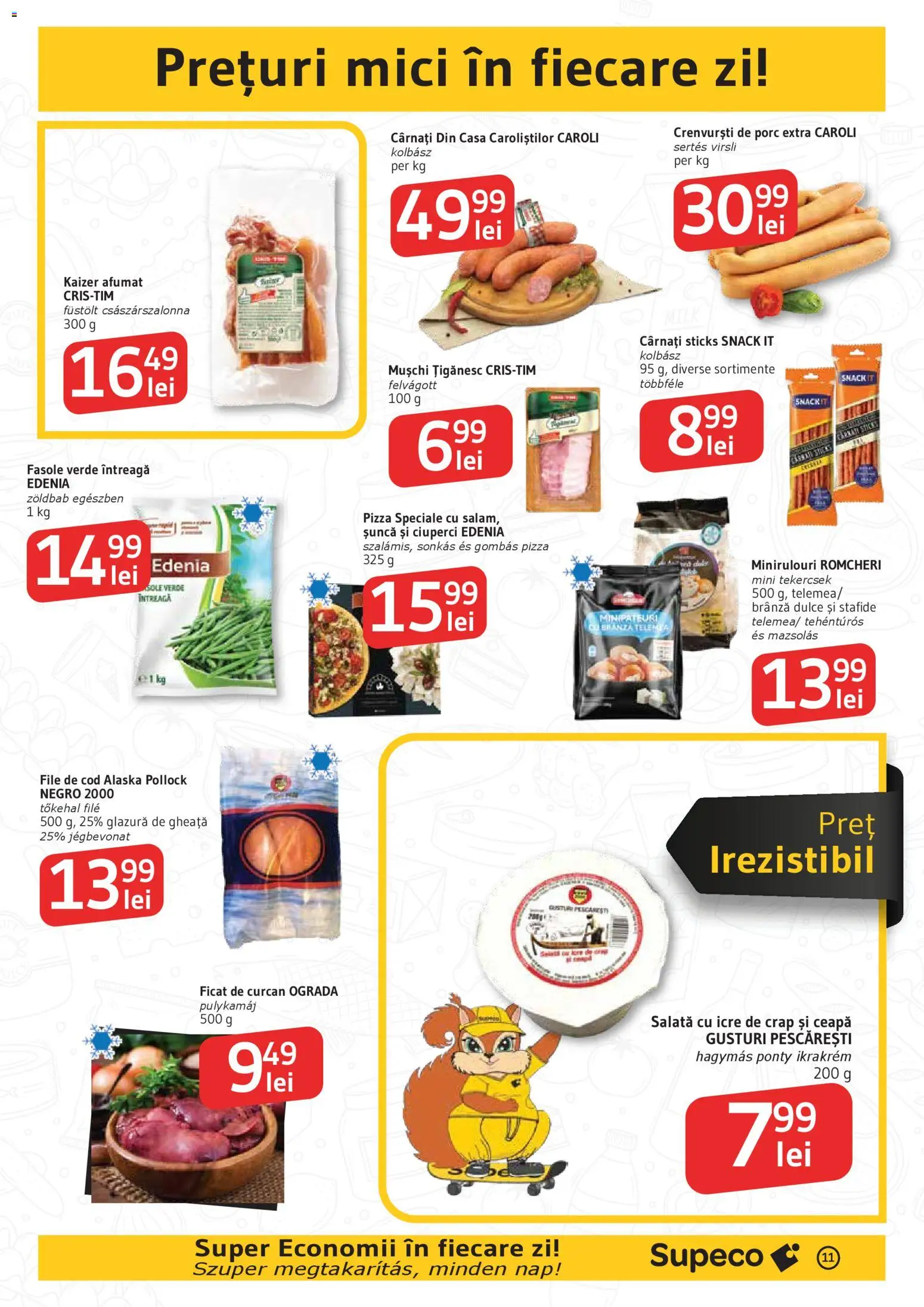 Catalog Supeco 19 - 31 Martie 2026 | Pagina 11 | Produse: Ciuperci, Brânză, Șuncă, Salată