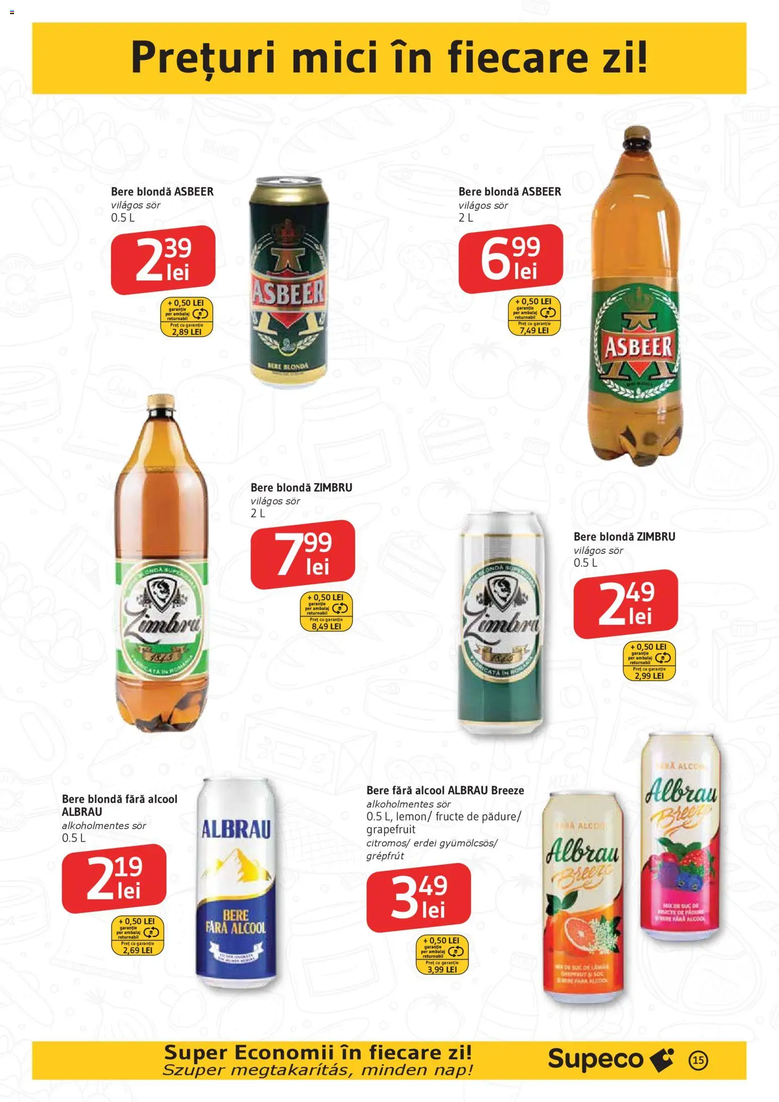 Catalog Supeco 19 - 31 Martie 2026 | Pagina 15 | Produse: Mici, Bere, Grepfrut, Fructe