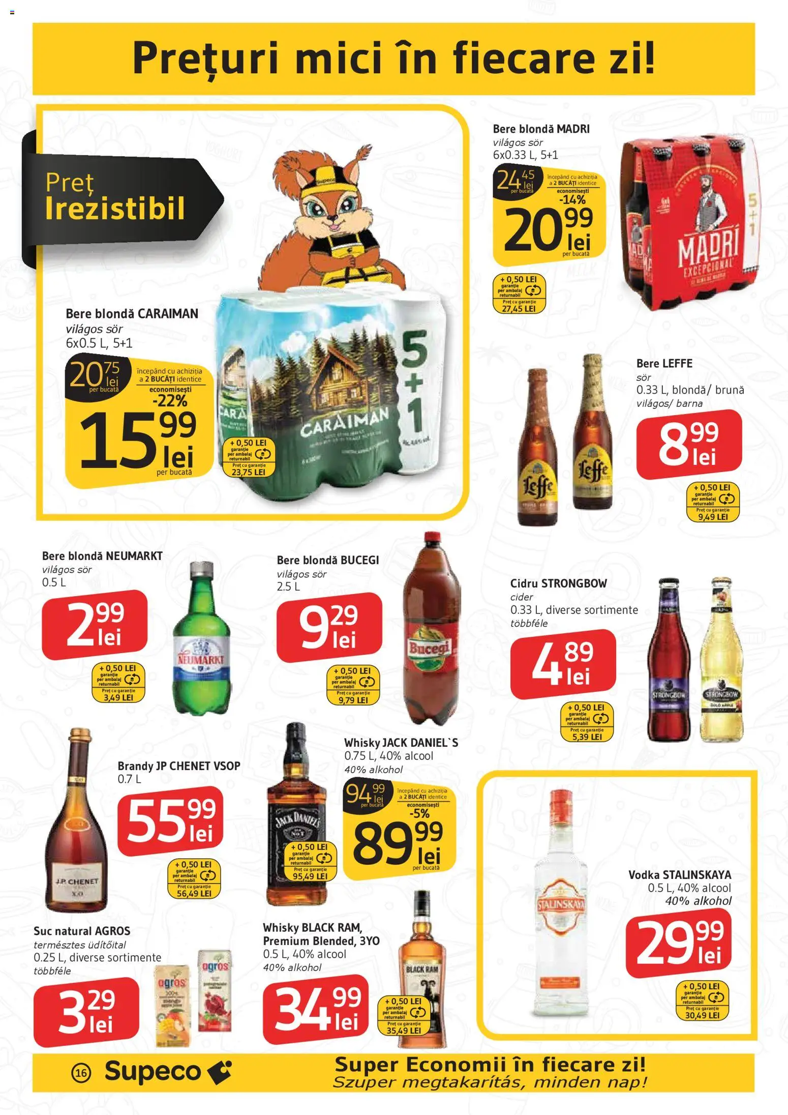 Catalog Supeco 19 - 31 Martie 2026 | Pagina 16 | Produse: Mici, Suc, Bere, Vodka