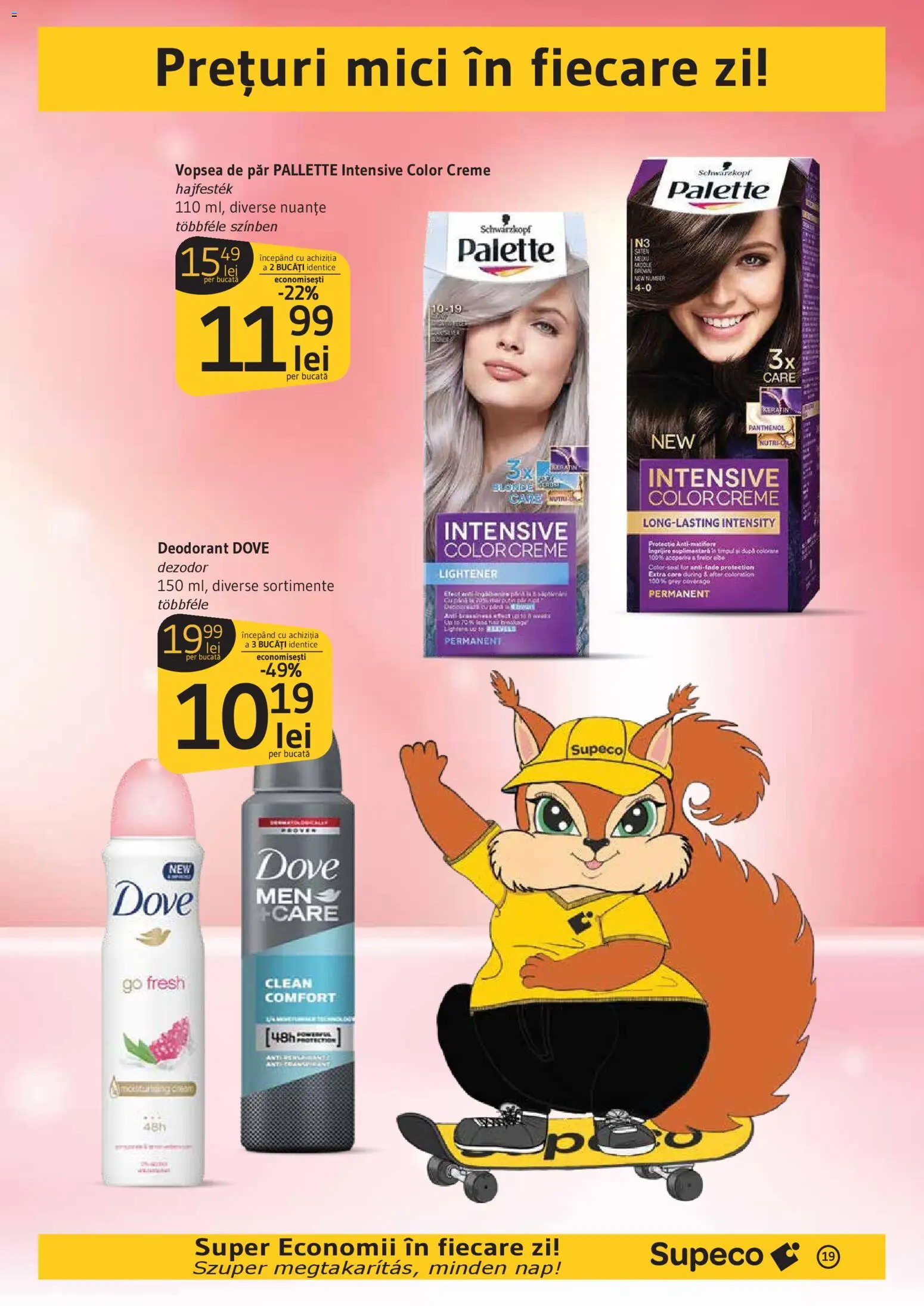Catalog Supeco 19 - 31 Martie 2026 | Pagina 19 | Produse: Pomelo, Mici, Deodorant, Vopsea de păr