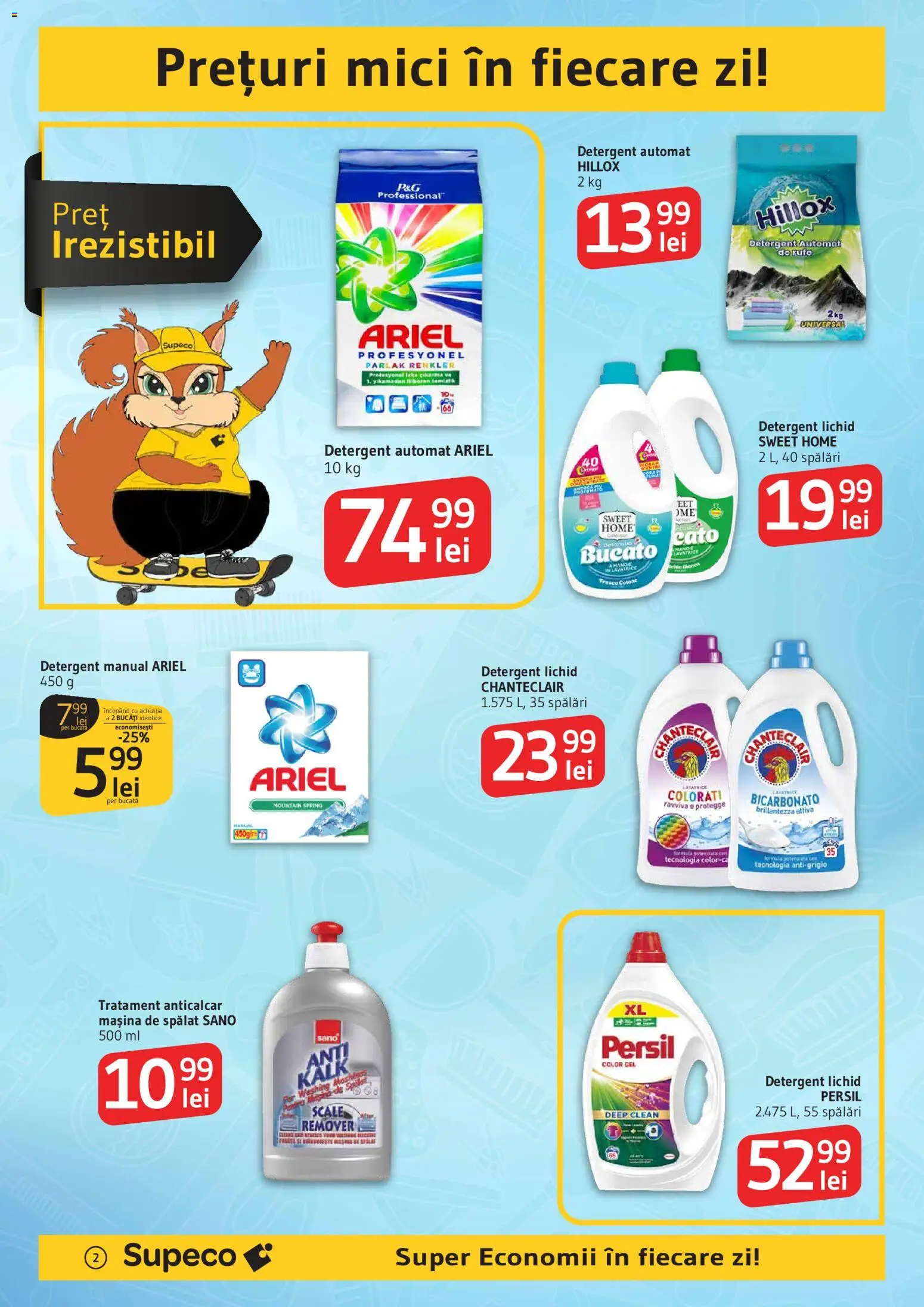Catalog Supeco 19 Martie - 7 Aprilie 2026 | Pagina 2 | Produse: Pomelo, Mașină De Spălat, Mici, Detergent