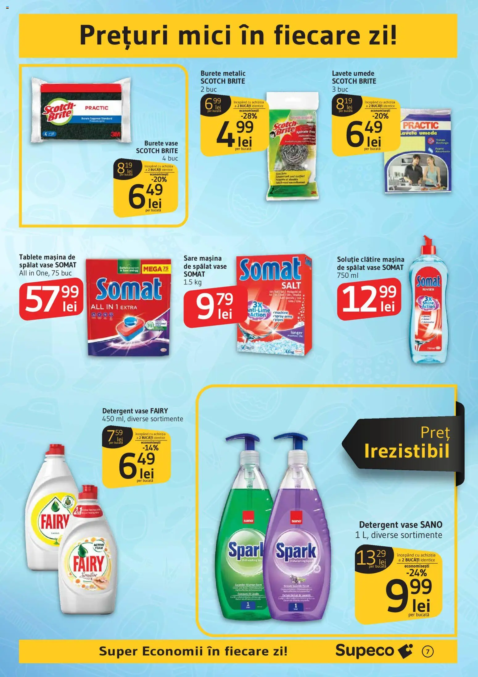 Catalog Supeco 19 Martie - 7 Aprilie 2026 | Pagina 7 | Produse: Mașină De Spălat, Mașină De Spălat Vase, Mici, Detergent