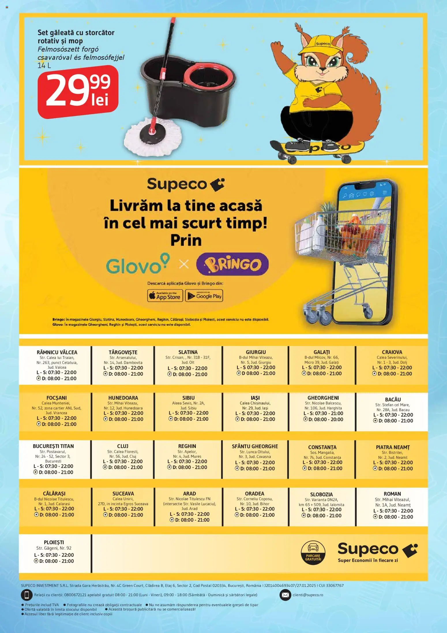 Catalog Supeco 19 Martie - 7 Aprilie 2026 | Pagina 14 | Produse: Storcător, Mop