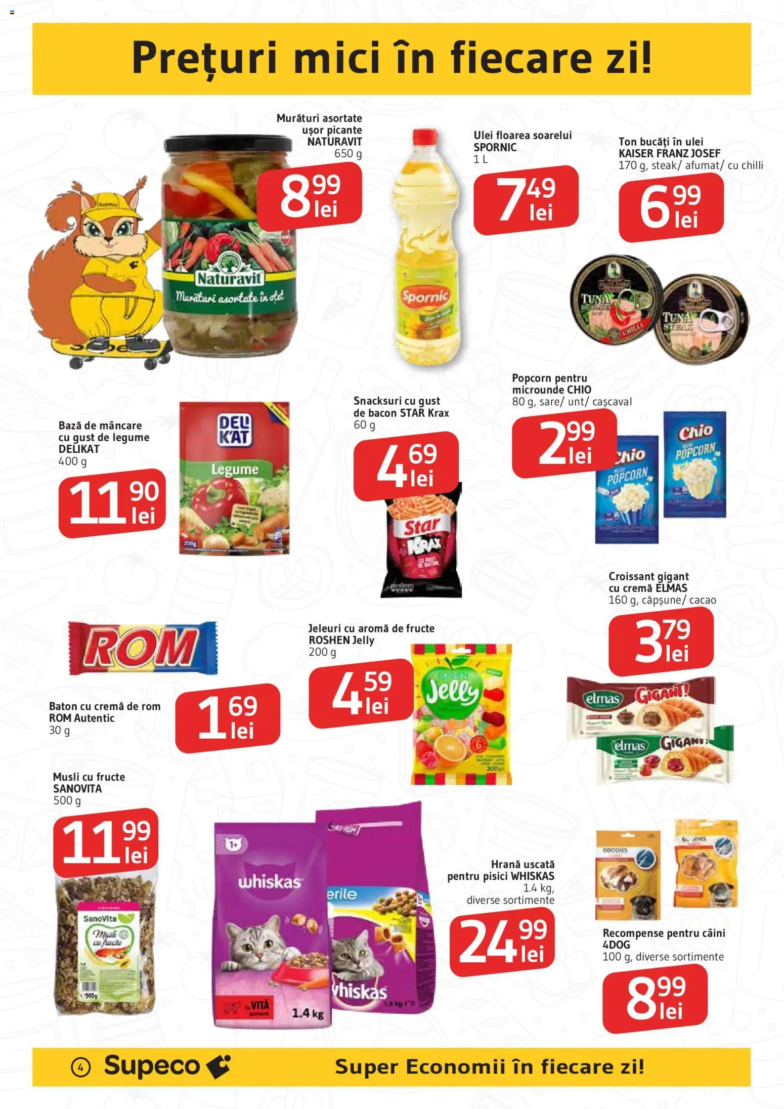 Catalog Supeco 19 - 31 Martie 2026 | Pagina 4 | Produse: Chilli, Mici, Cremă, Rom