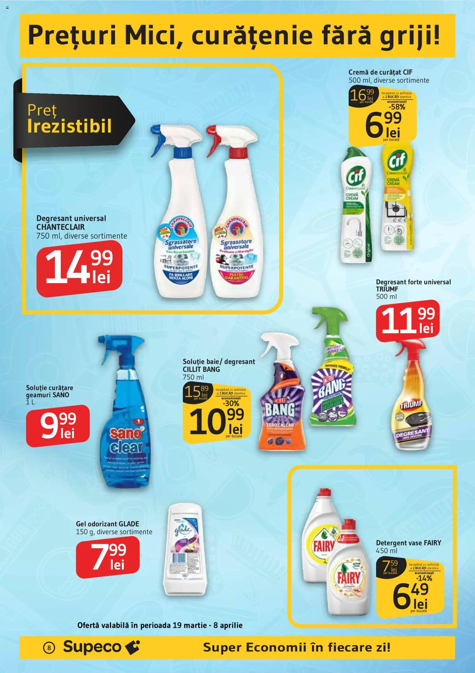 Catalog Supeco 19 - 31 Martie 2026 | Pagina 8 | Produse: Cremă, Detergent