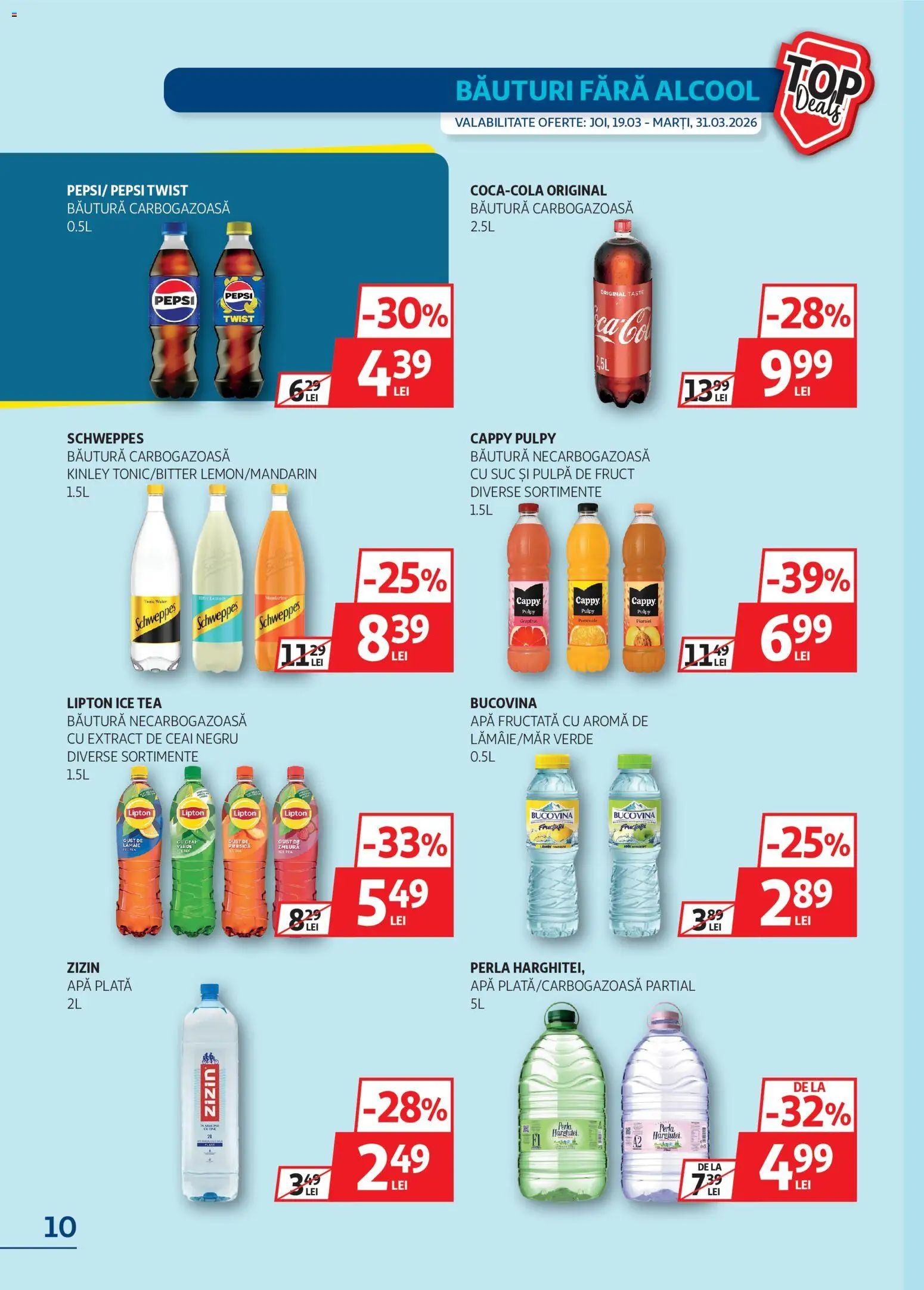 Catalog Auchan 19 - 30 Martie 2026 | Pagina 10 | Produse: Cutie, Suc, Ice tea, Grepfrut