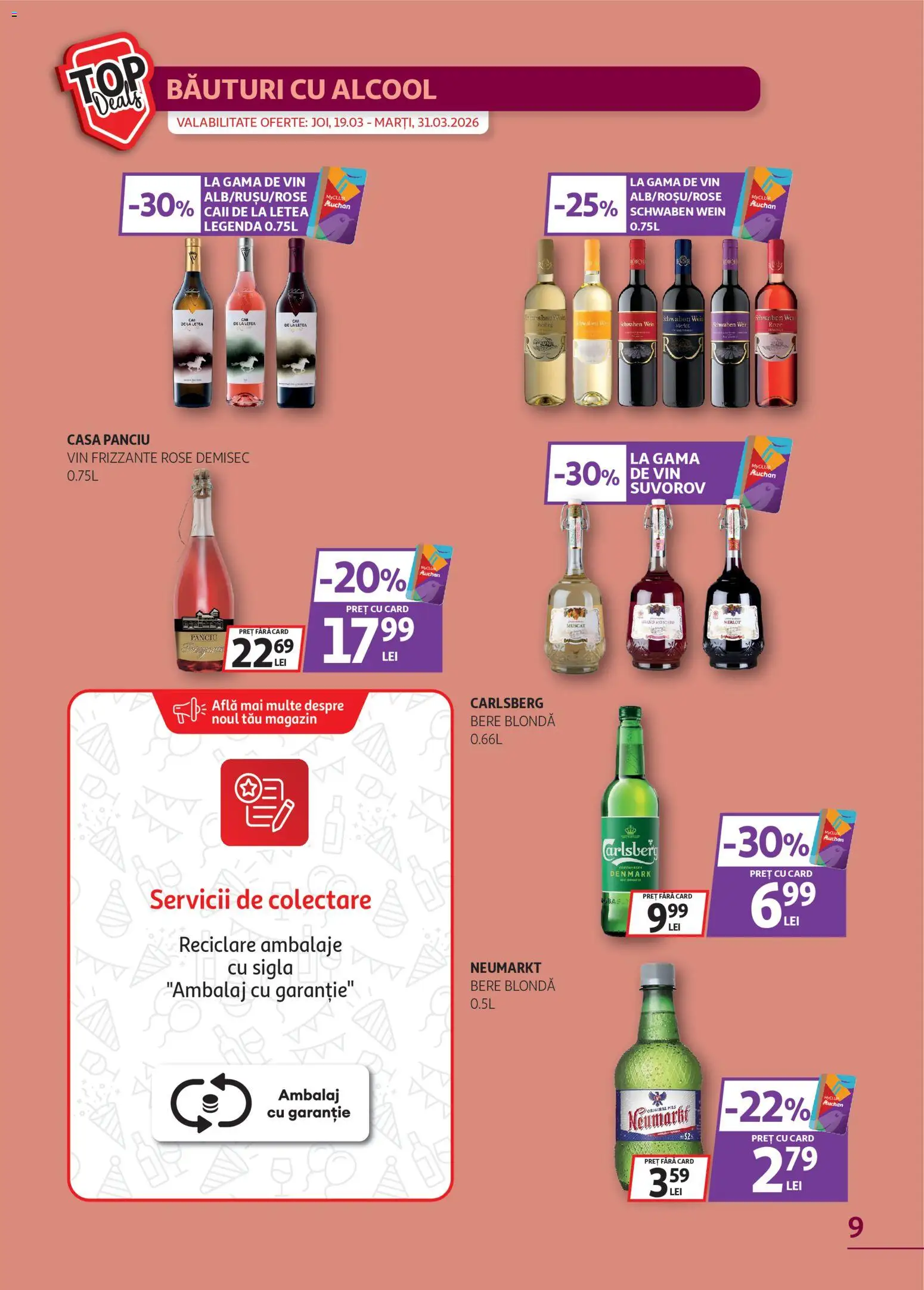 Catalog Auchan 19 - 30 Martie 2026 | Pagina 9 | Produse: Vin, Bere, Toplu Oyuncaklar