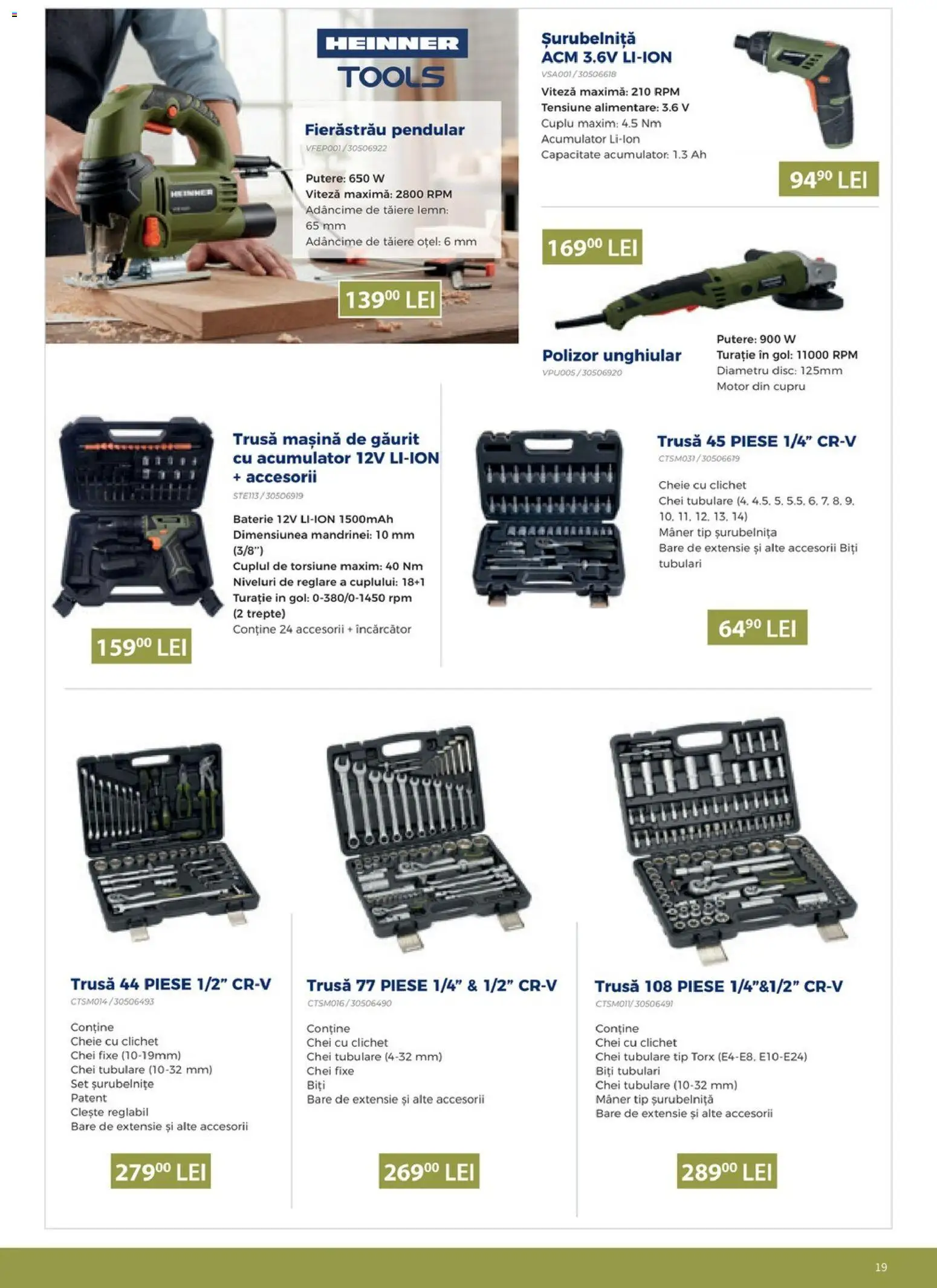 Catalog Carrefour 13 Martie - 21 Aprilie 2026 | Pagina 19 | Produse: Disc, Polizor, Mâner, Baterie