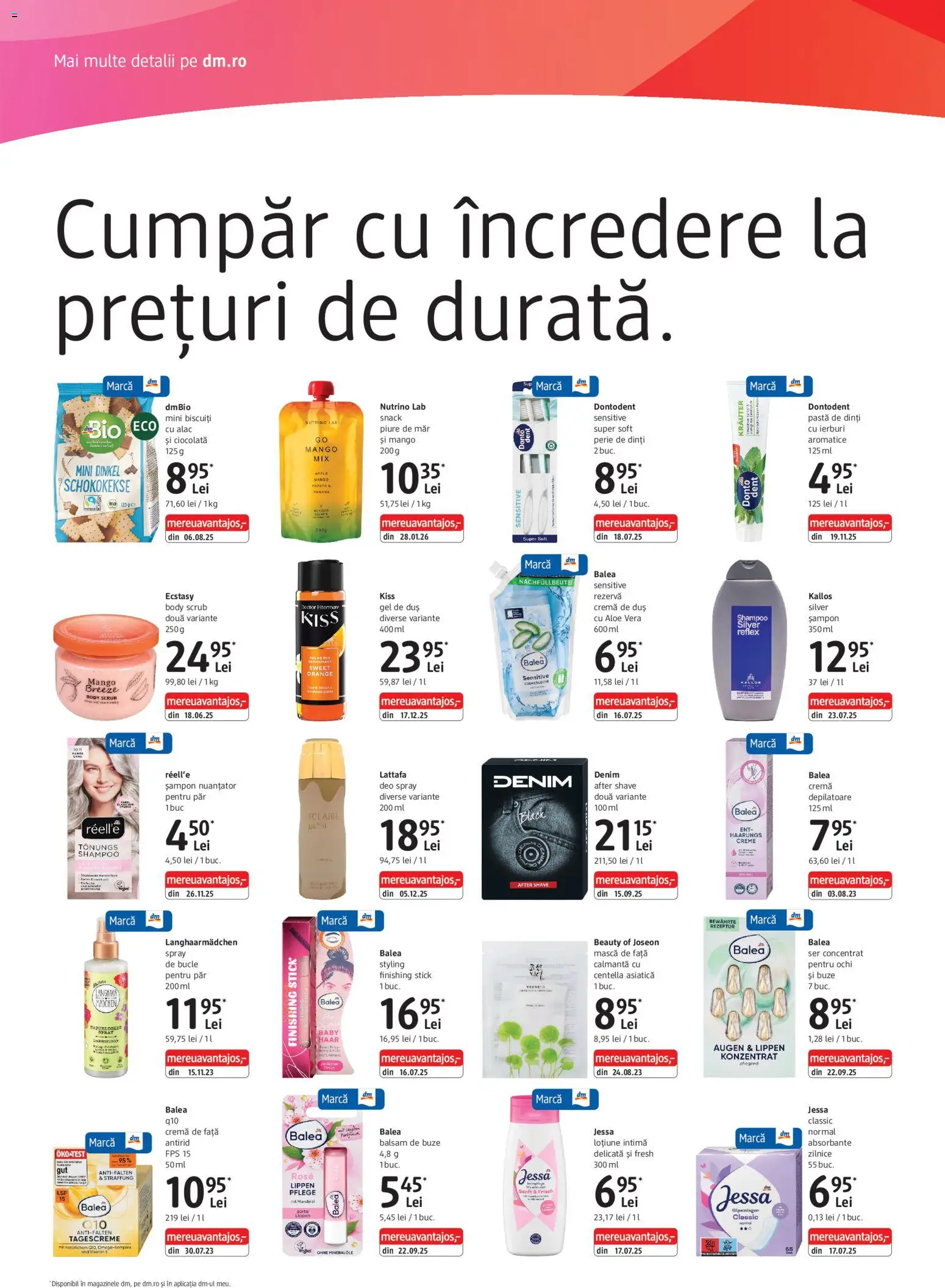 Catalog DM Drogerie Markt 19 Martie - 13 Aprilie 2026 | Pagina 2 | Produse: Perie, Ciocolată, Gel de duș, Deodorant