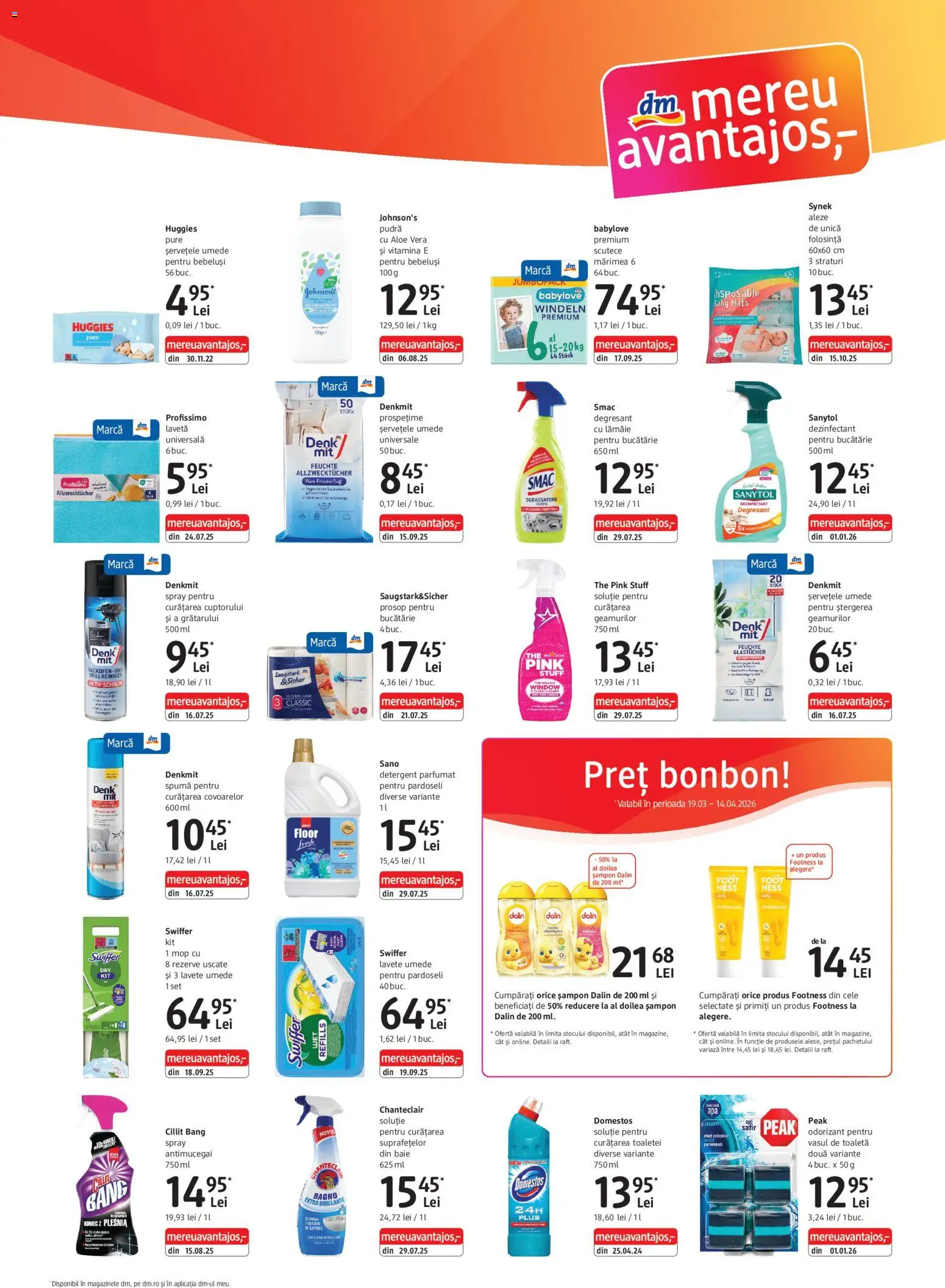 Catalog DM Drogerie Markt 19 Martie - 13 Aprilie 2026 | Pagina 3 | Produse: Bucătărie, Șampon, Lavete, Lămâie