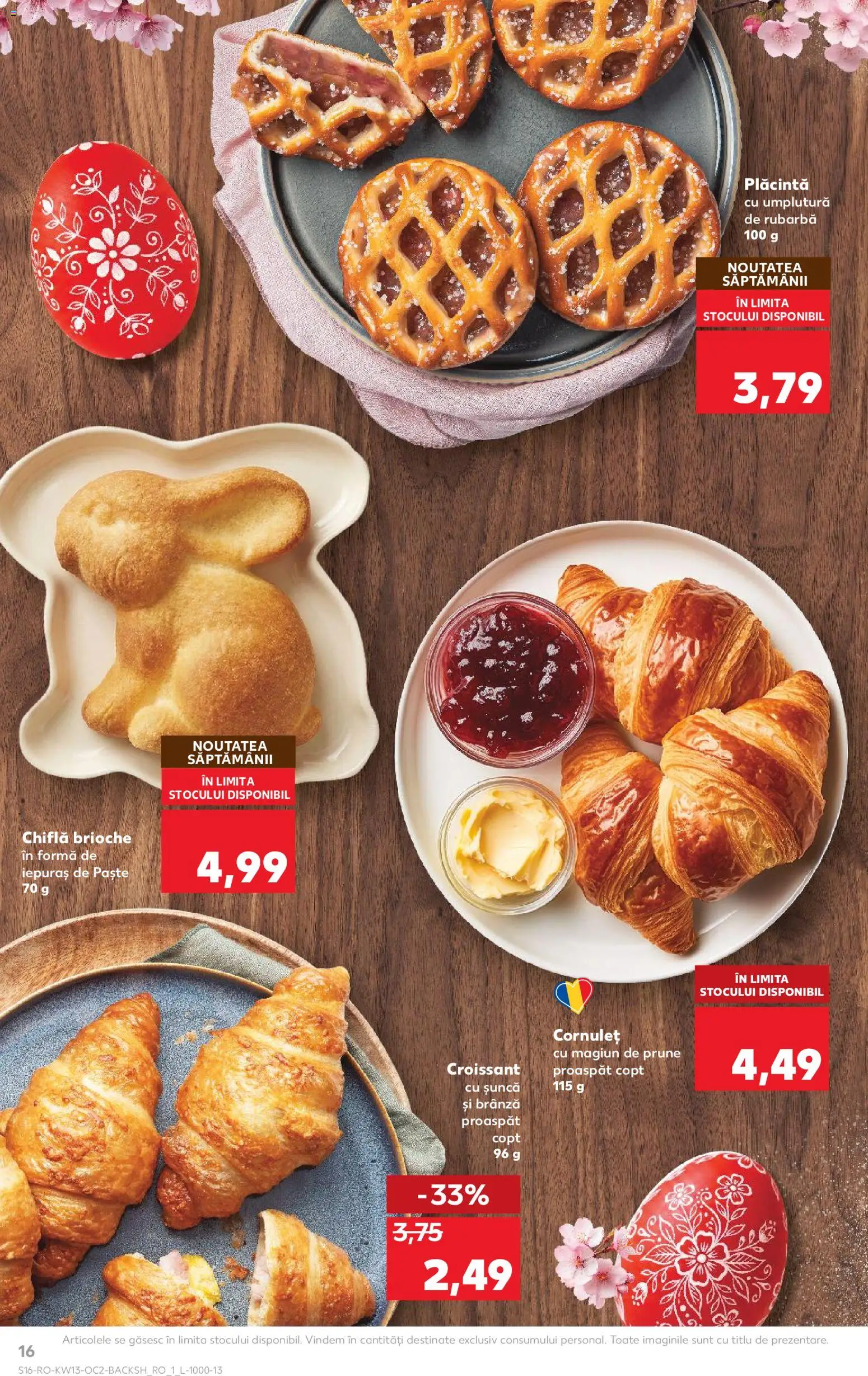 Catalog Kaufland 25 - 30 Martie 2026 | Pagina 16 | Produse: Chiflă, Brânză, Șuncă, Prune