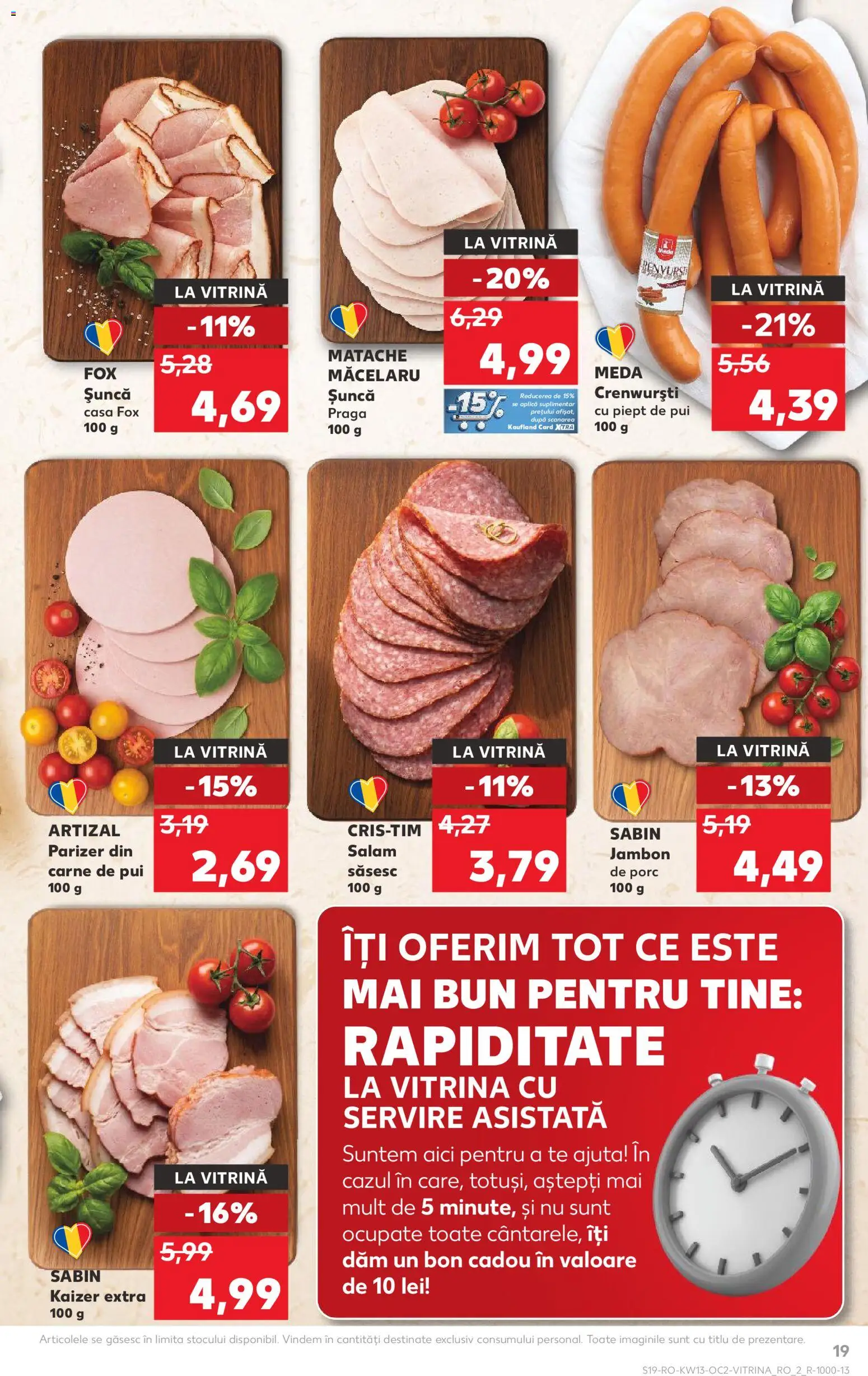 Catalog Kaufland 25 - 30 Martie 2026 | Pagina 19 | Produse: Hacıyatmaz Kedi Oyuncağı, Vitrină, Carne De Pui, Parizer