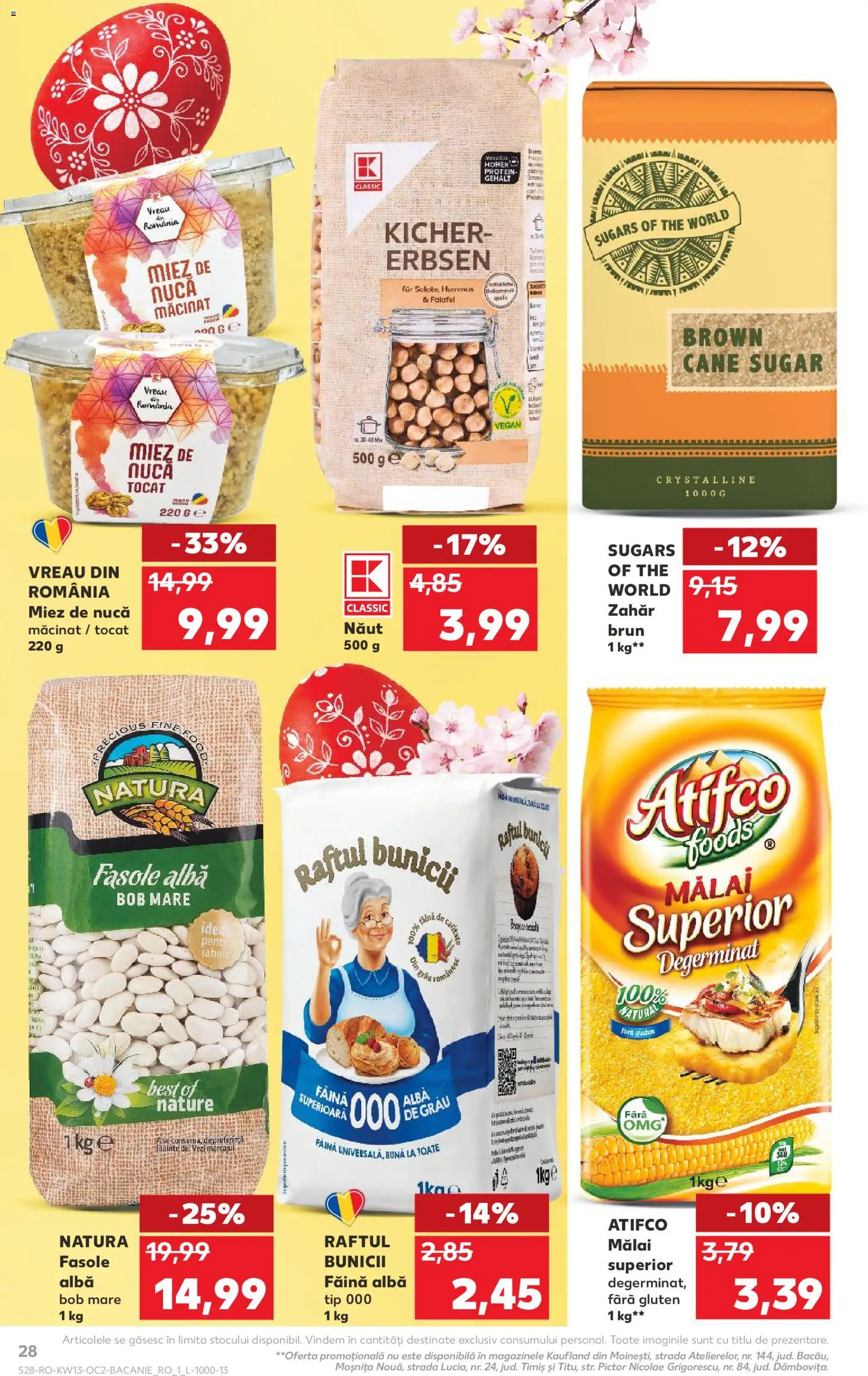Catalog Kaufland 25 - 30 Martie 2026 | Pagina 28 | Produse: Făină, Mălai, Fasole albă, Zahăr