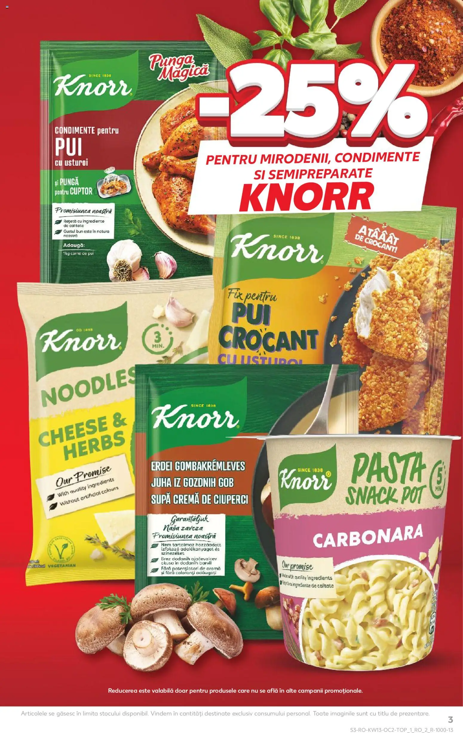 Catalog Kaufland 25 - 30 Martie 2026 | Pagina 3 | Produse: Pungă, Hacıyatmaz Kedi Oyuncağı, Ciuperci, Condimente