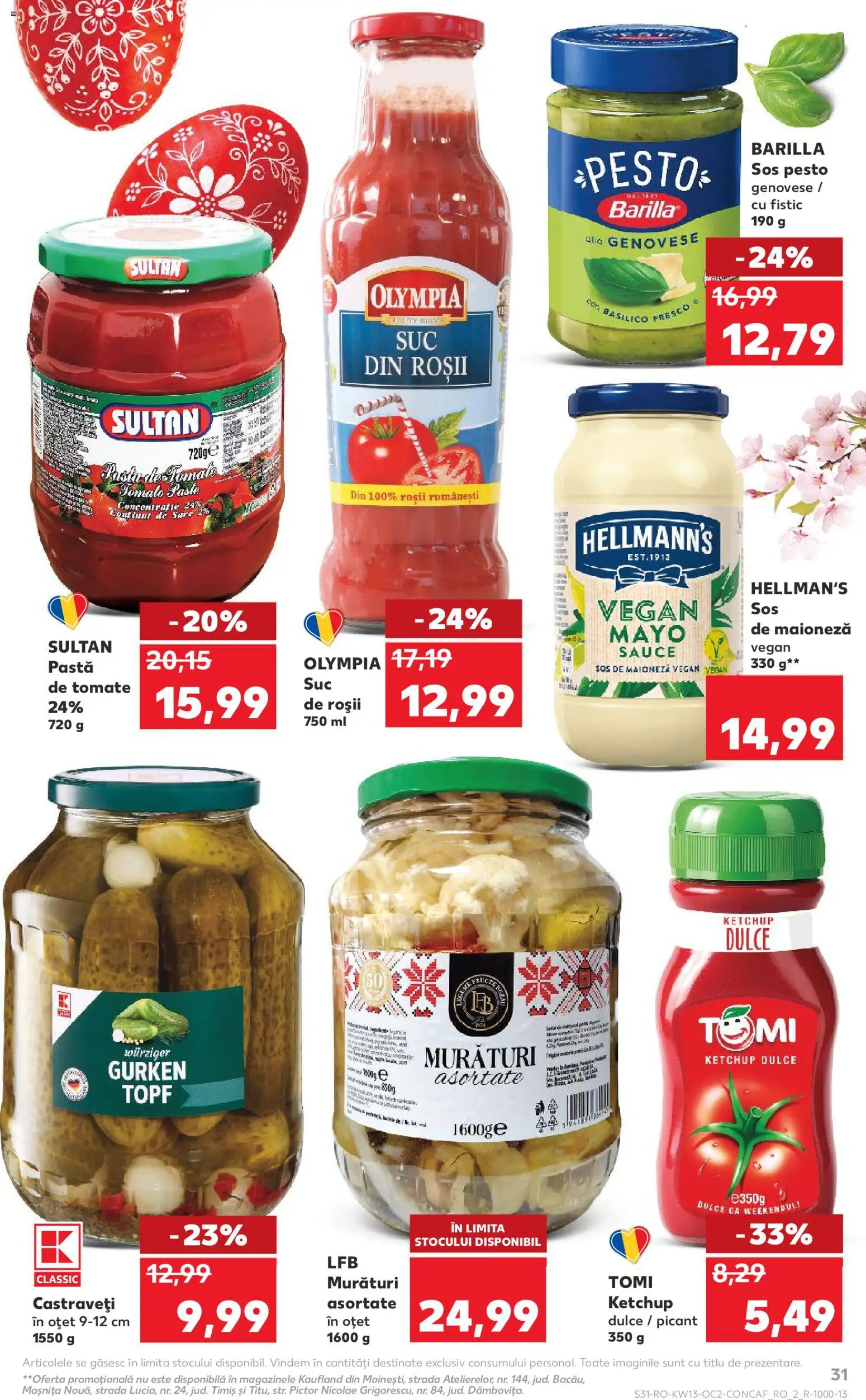Catalog Kaufland 25 - 30 Martie 2026 | Pagina 31 | Produse: Roșii, Fistic, Ketchup, Castraveți