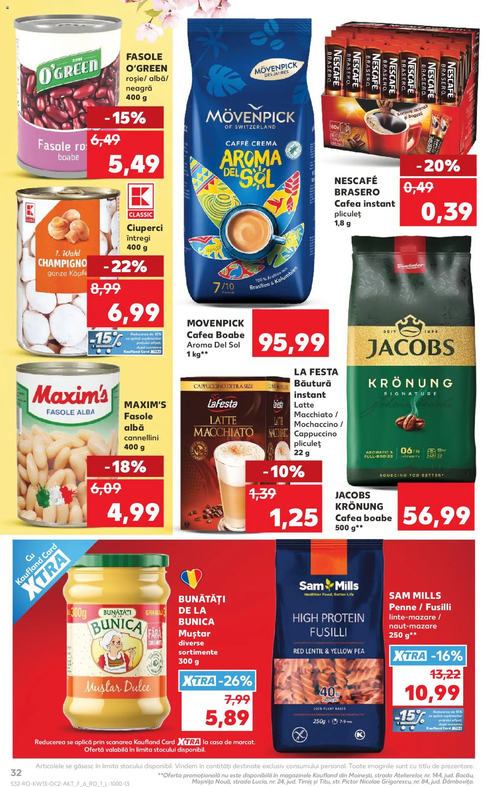 Catalog Kaufland 25 - 30 Martie 2026 | Pagina 32 | Produse: Köpek çiti, Cremă, Cafea, Fasole albă
