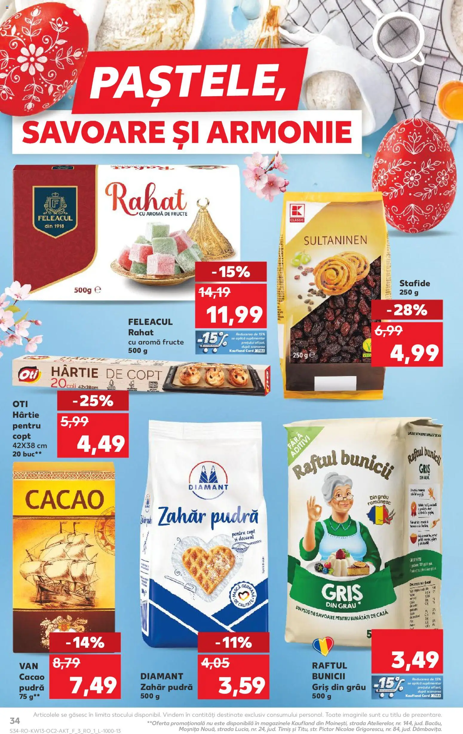 Catalog Kaufland 25 - 30 Martie 2026 | Pagina 34 | Produse: Pudră, Cacao, Fructe, Zahăr
