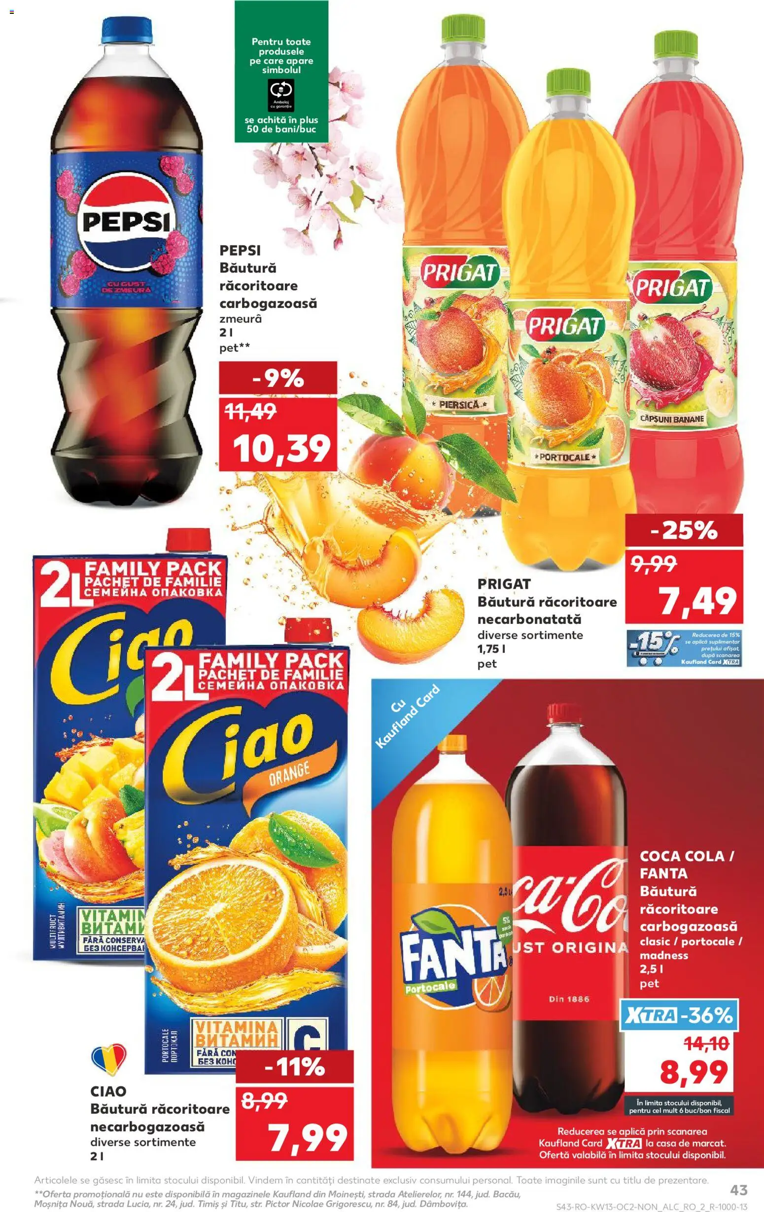 Catalog Kaufland 25 - 30 Martie 2026 | Pagina 43 | Produse: Piersică, Zmeură, Banane, Căpșuni